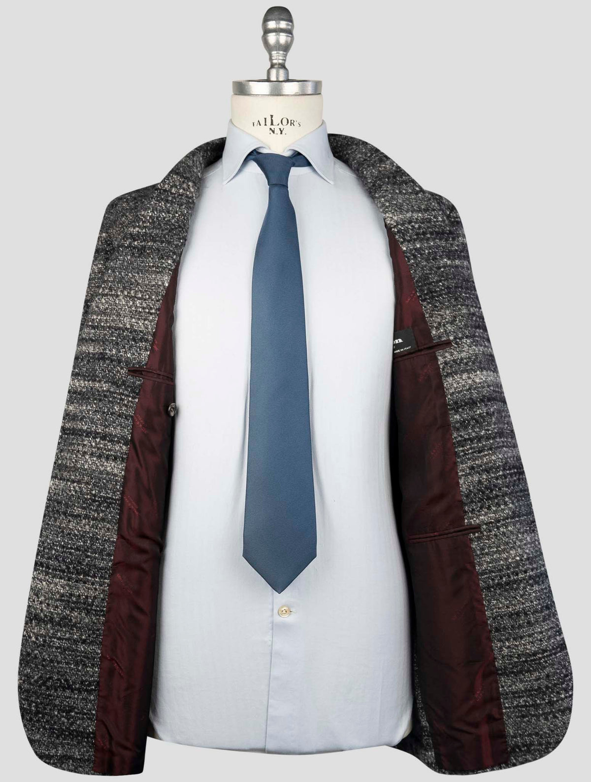 Kiton Multicolor Cashmere Silk Blazer