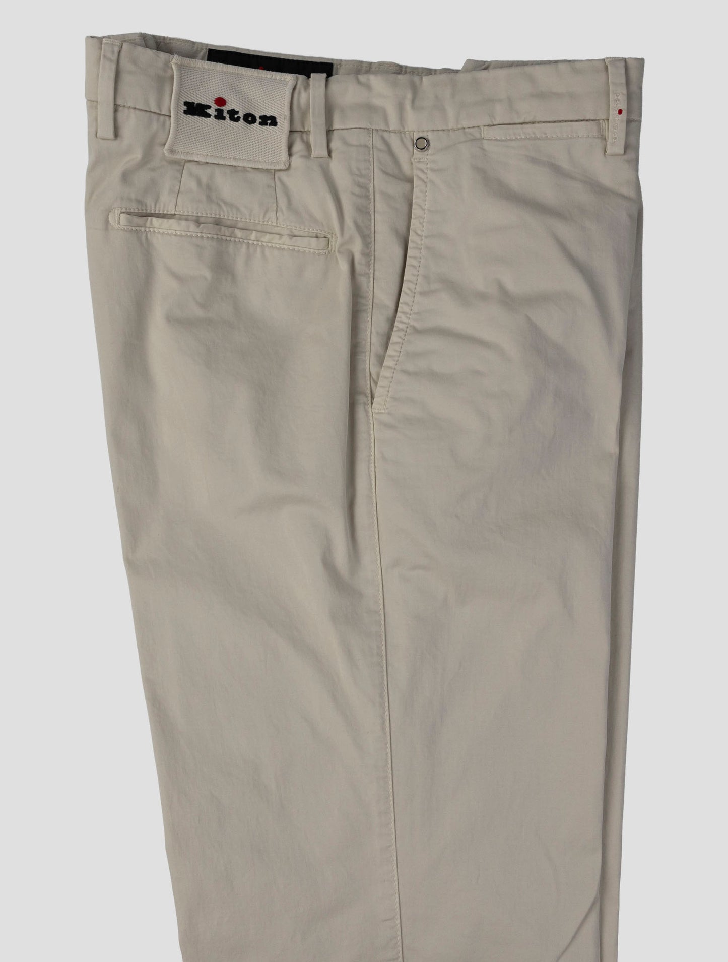 Kiton Beige Cotton Ea Pants