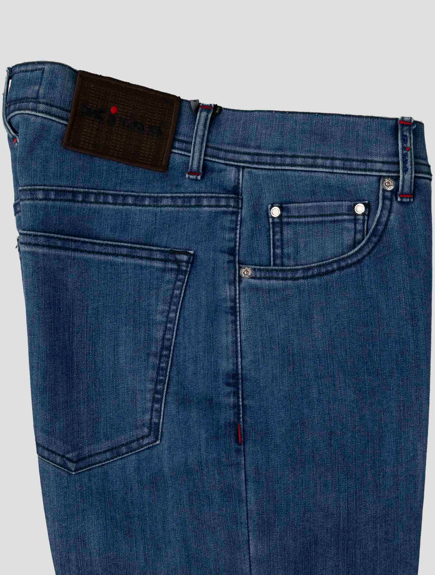 Kiton Blue Cotton Ea Jeans