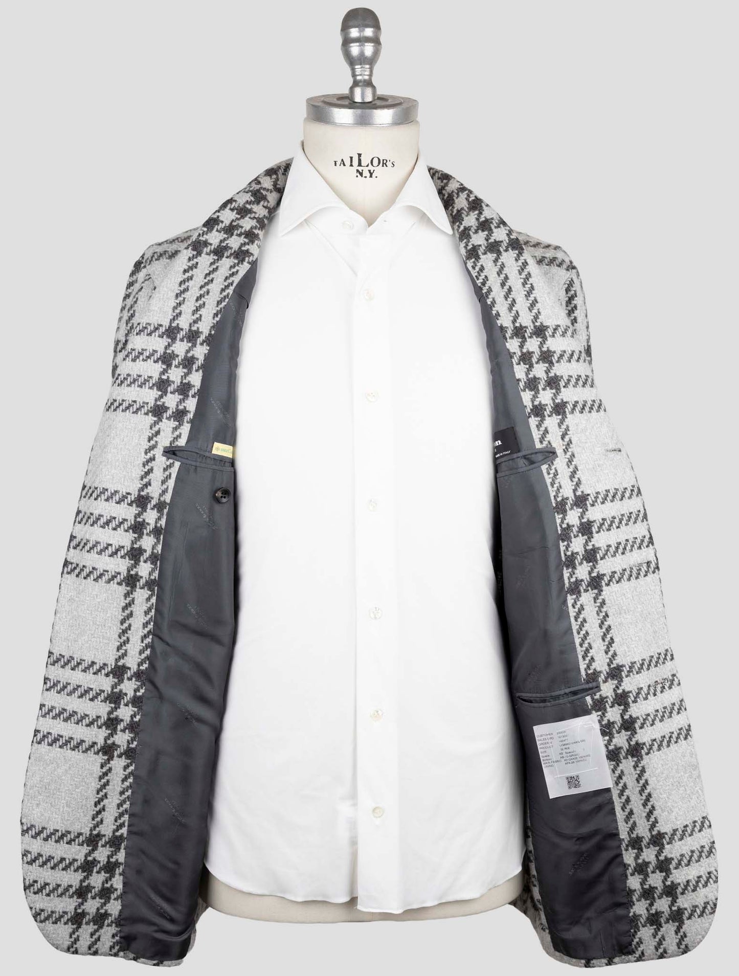 Kiton Gray Cashmere Blazer