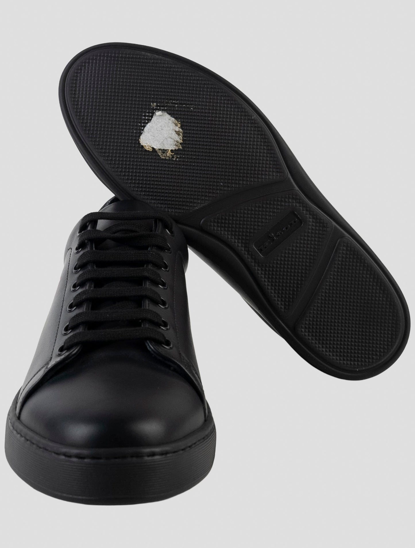 Kiton beige Leather And Leather Crocodile Sneakers