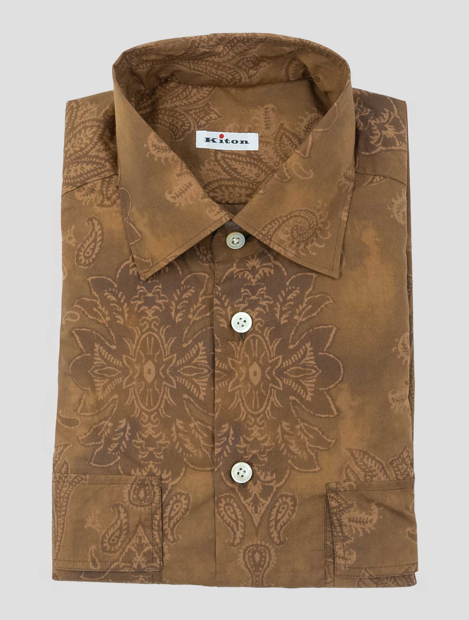 Kiton Brown Cotton Shirt – Mr.PianiK Kiton Brown Cotton Shirt – Mr.PianiK