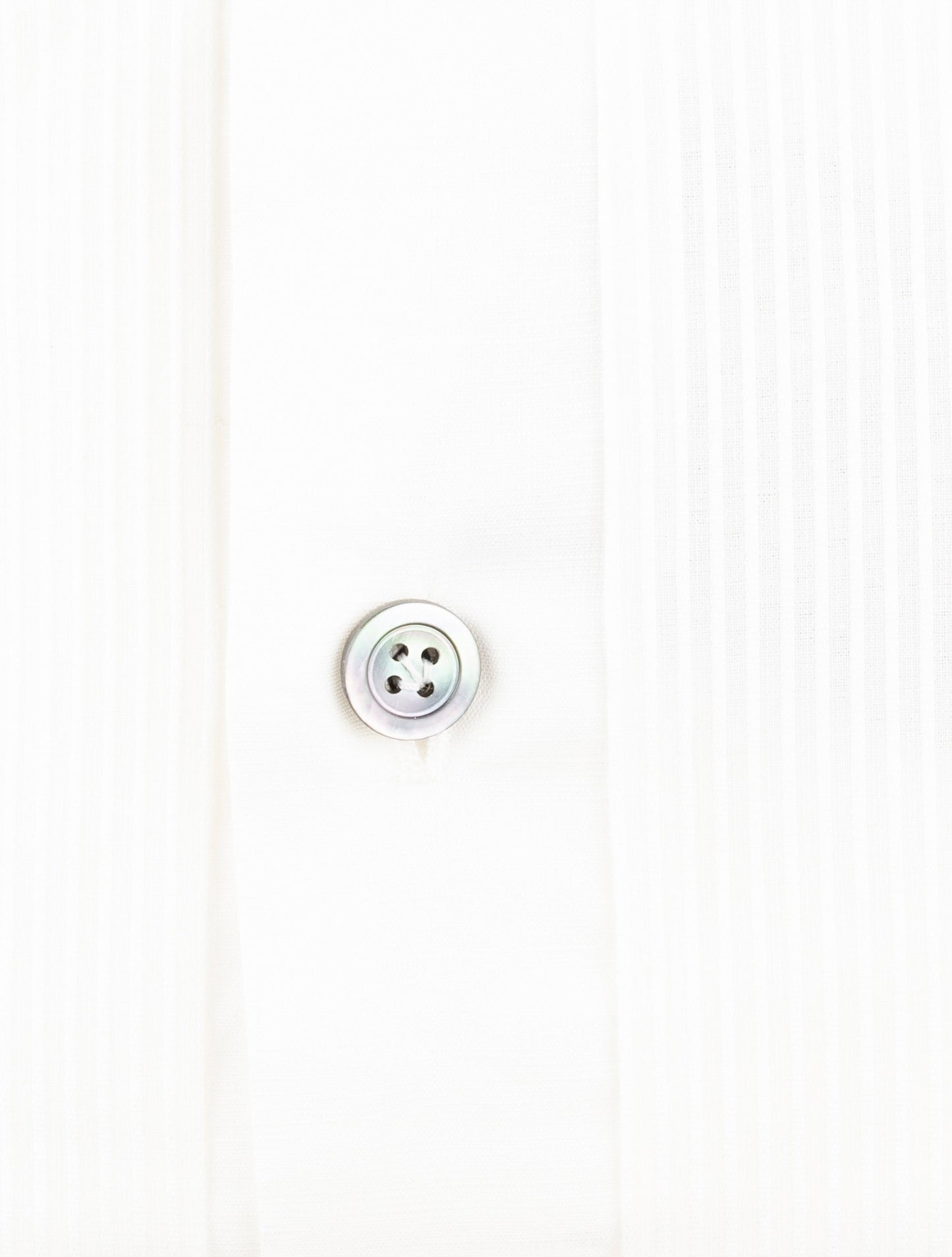 Kiton White Cotton Linen Shirt