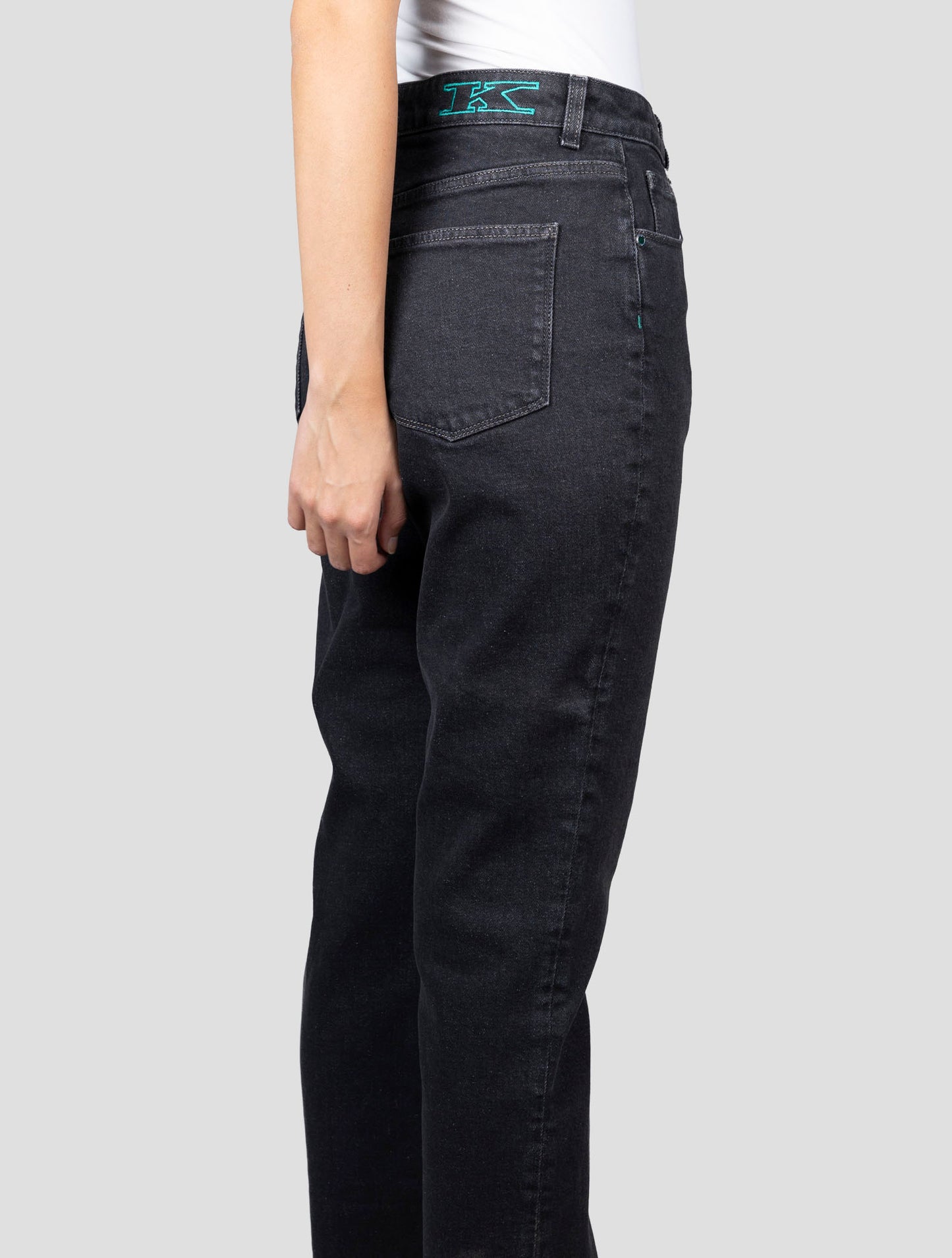 Kiton Dark Gray Cotton Ea Jeans