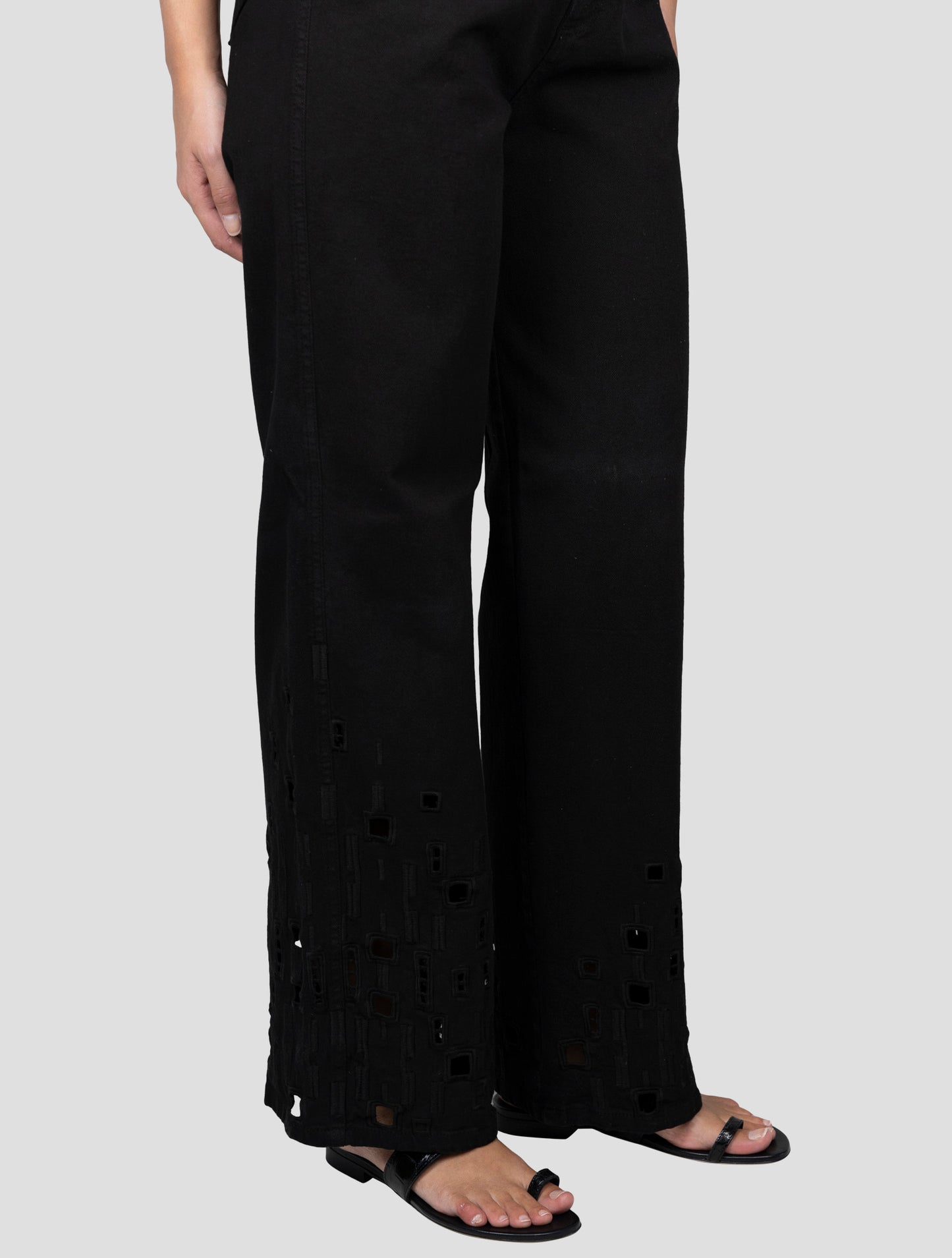 Kiton Black Cotton Ea Jeans