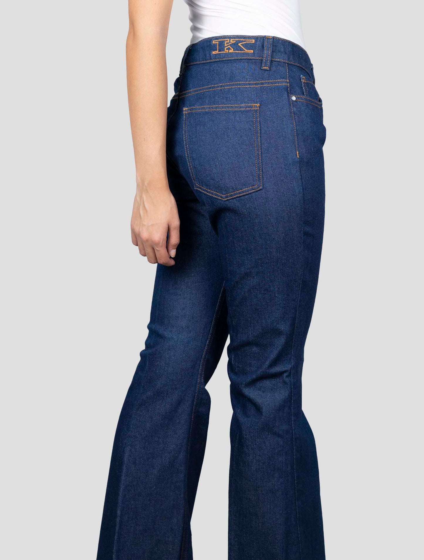 Kiton Blue Cotton Ea Jeans