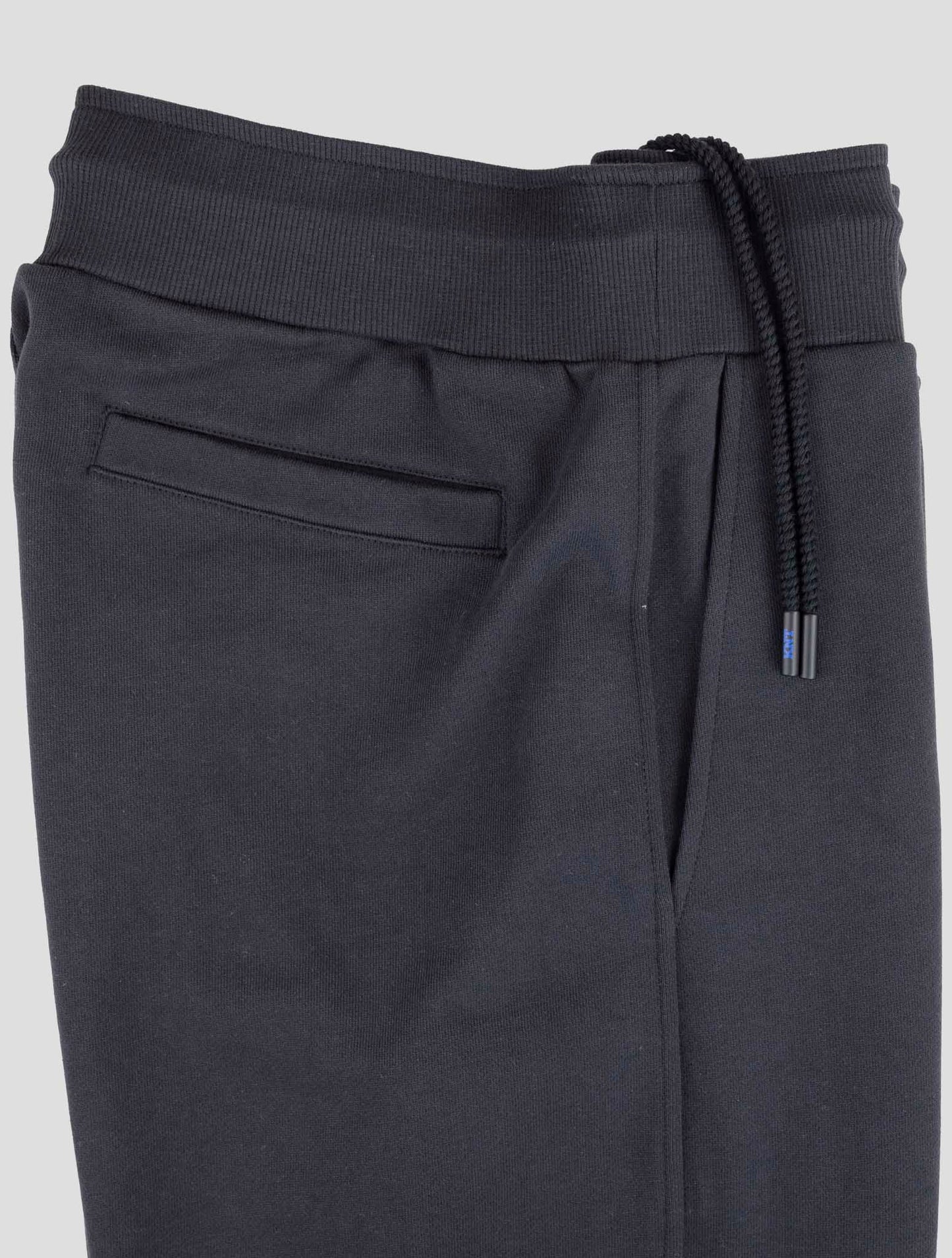 Kiton Knt Gray Cotton Jogging Pants