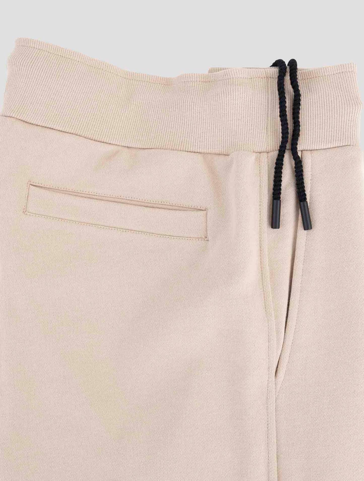 Kiton Knt Beige Cotton Jogging Pants
