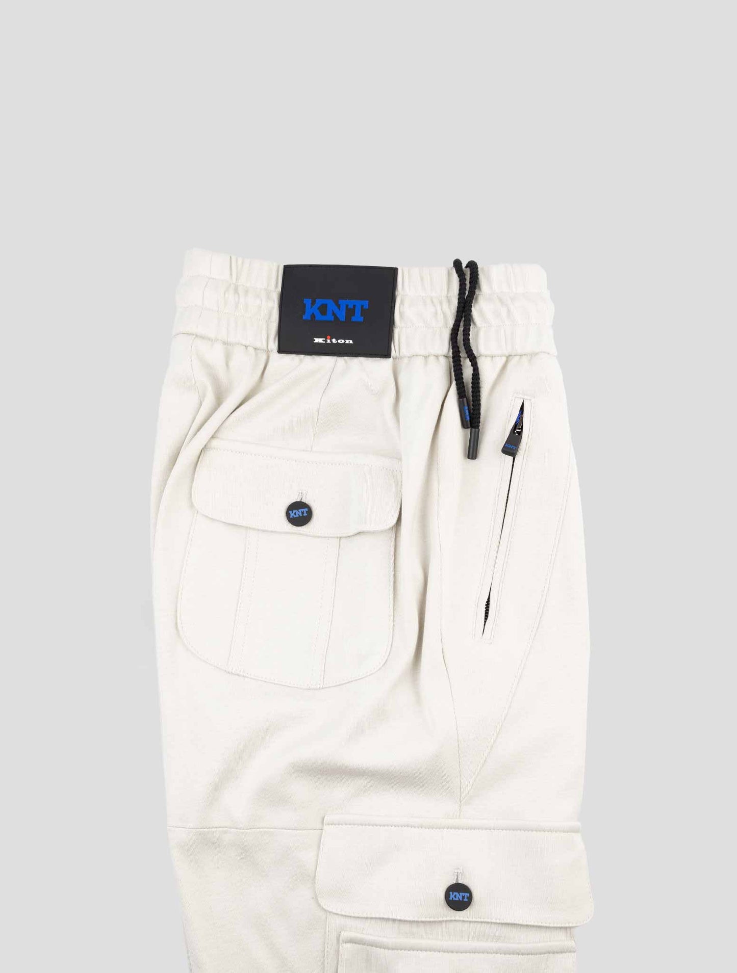 Kiton Knt Beige Cotton Cargo Pants