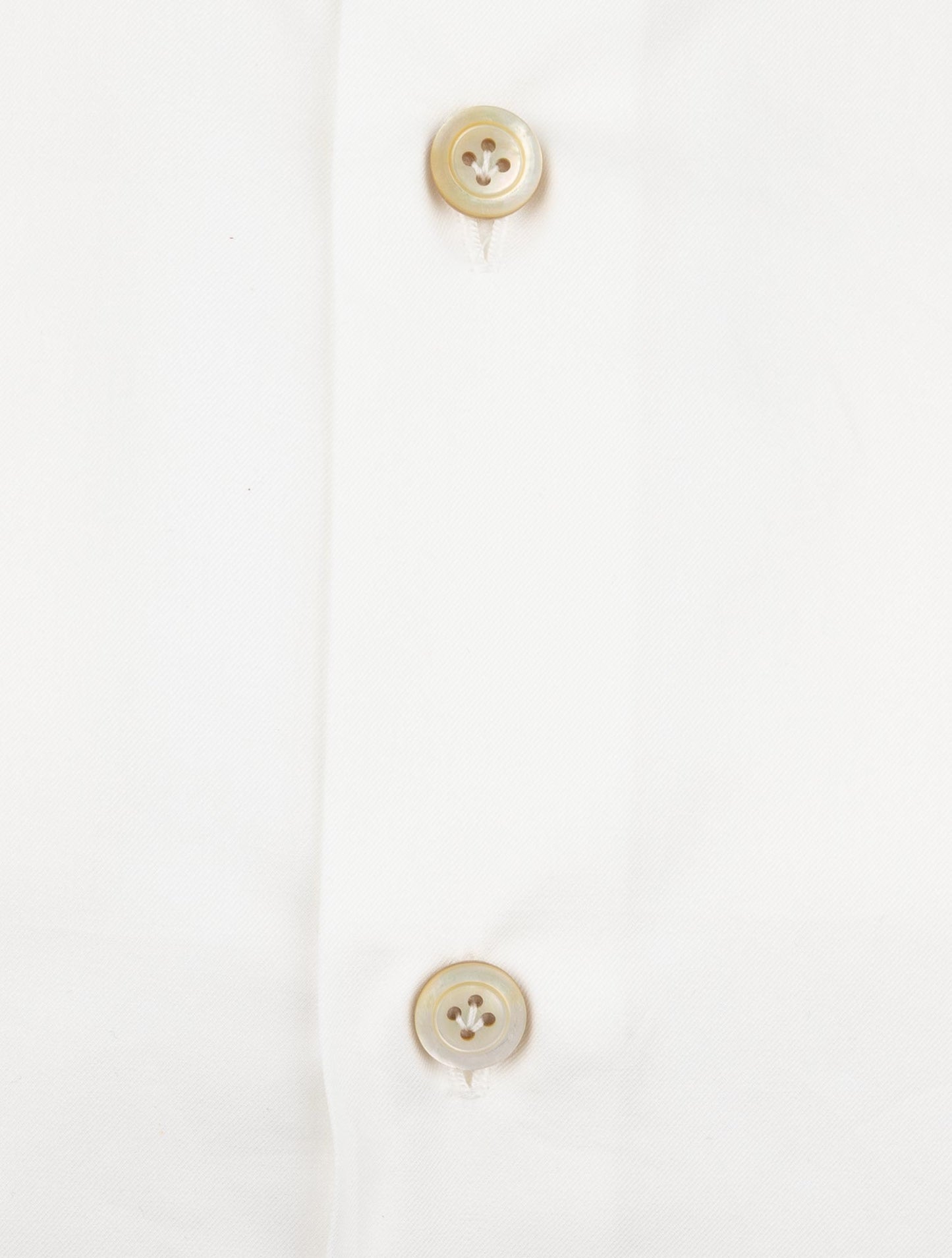 Kiton White Cotton Shirt