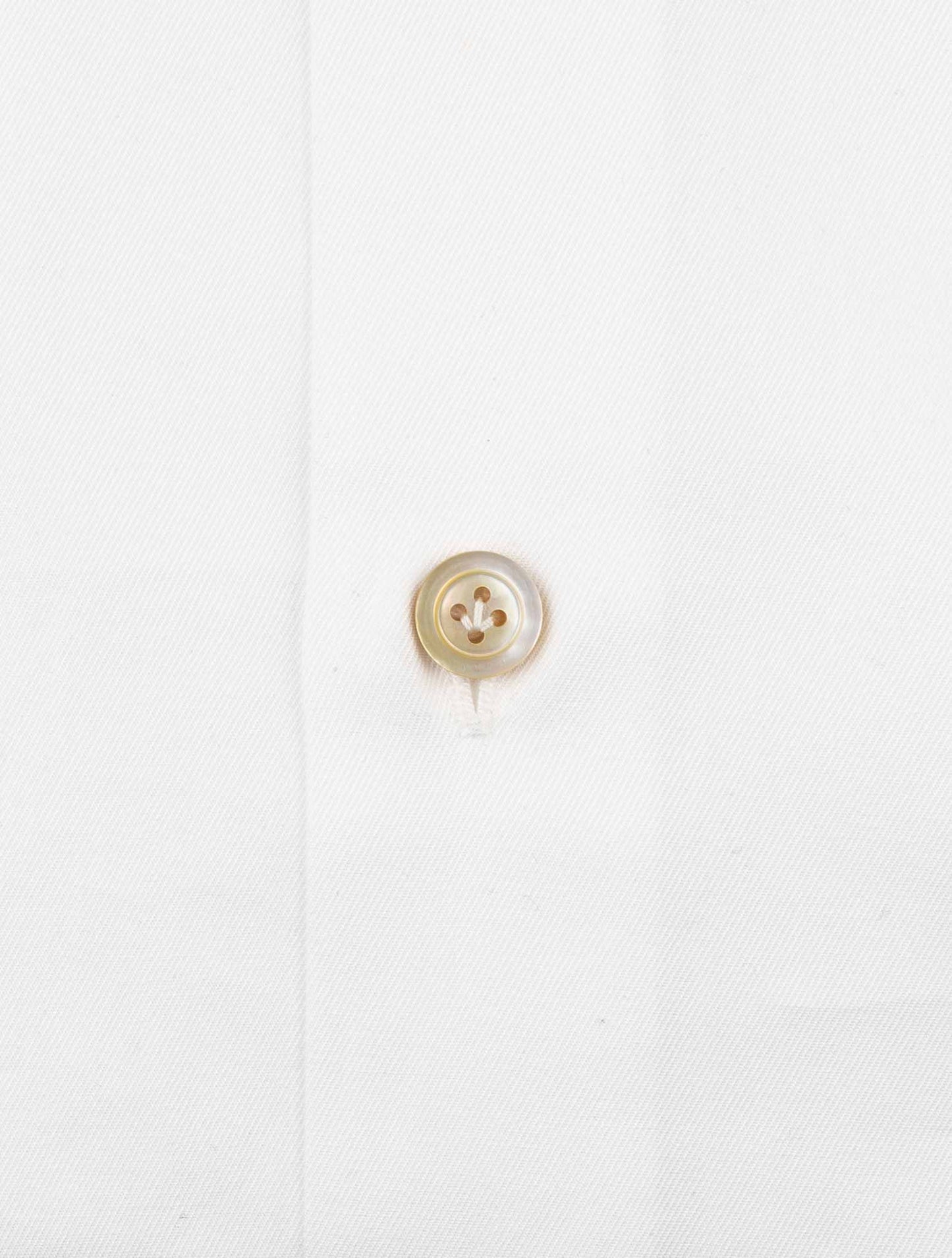 Kiton White Cotton Shirt