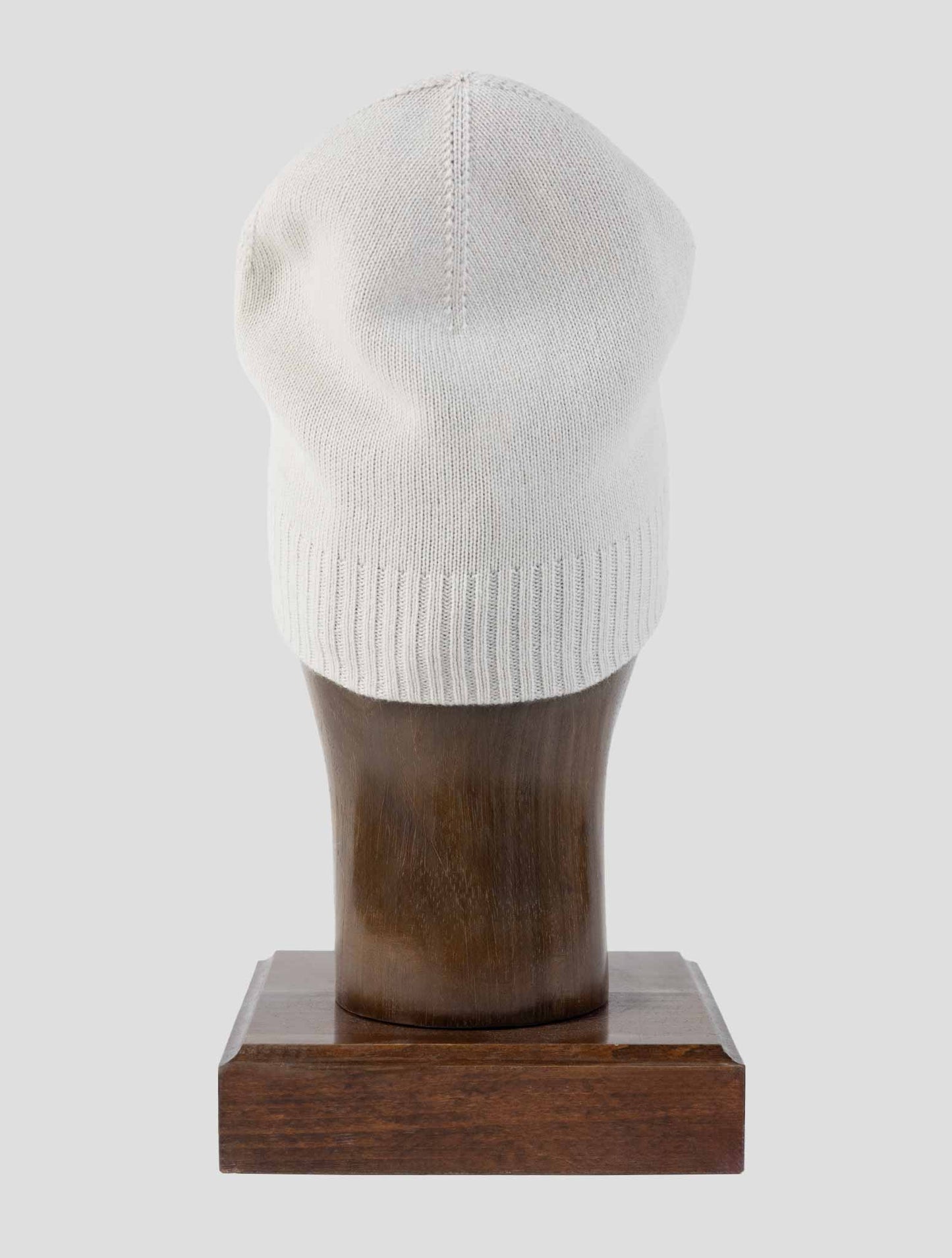 Kiton Gray Cashmere Beanie Hat