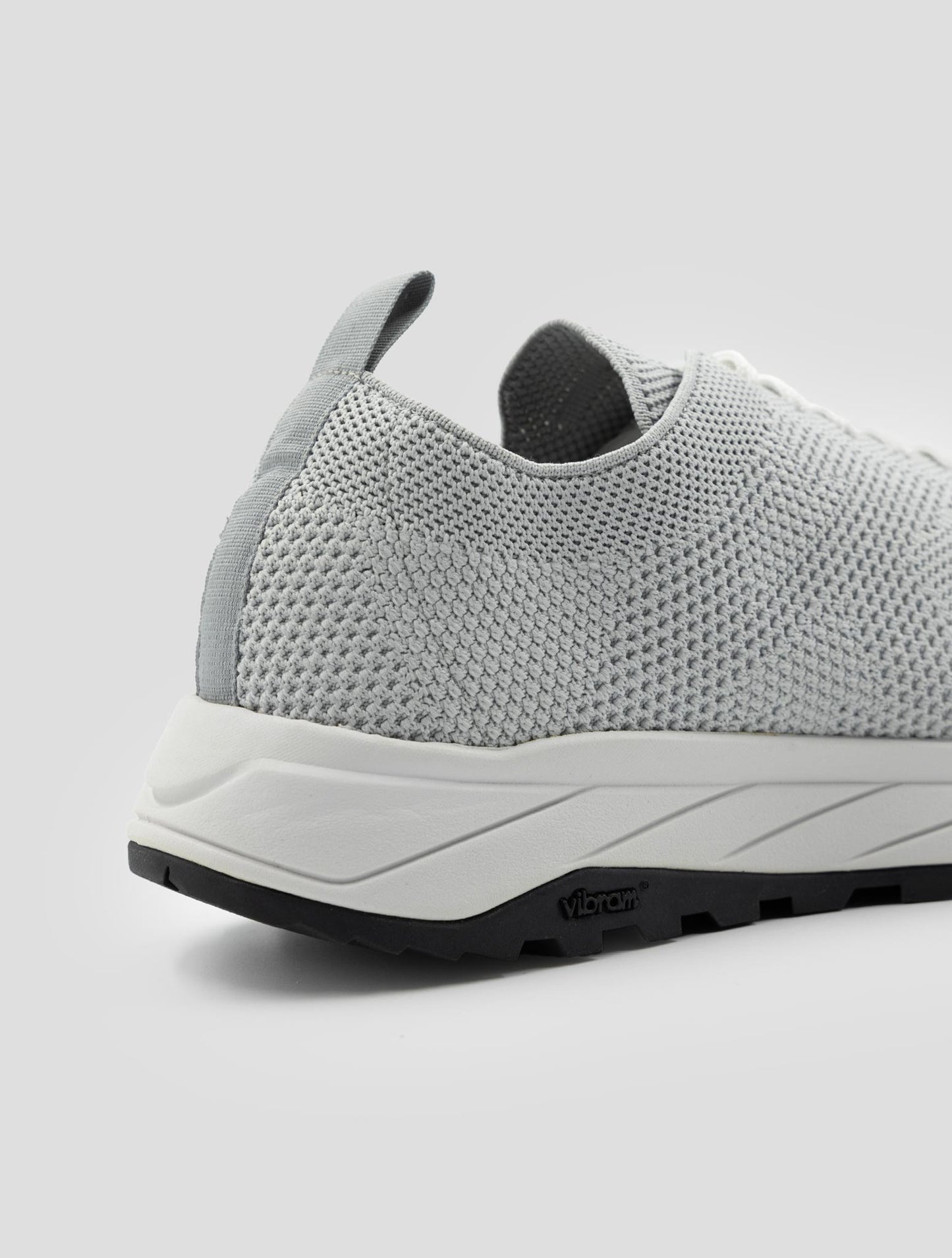 Kiton Gray Pl Pu Wool Sneakers