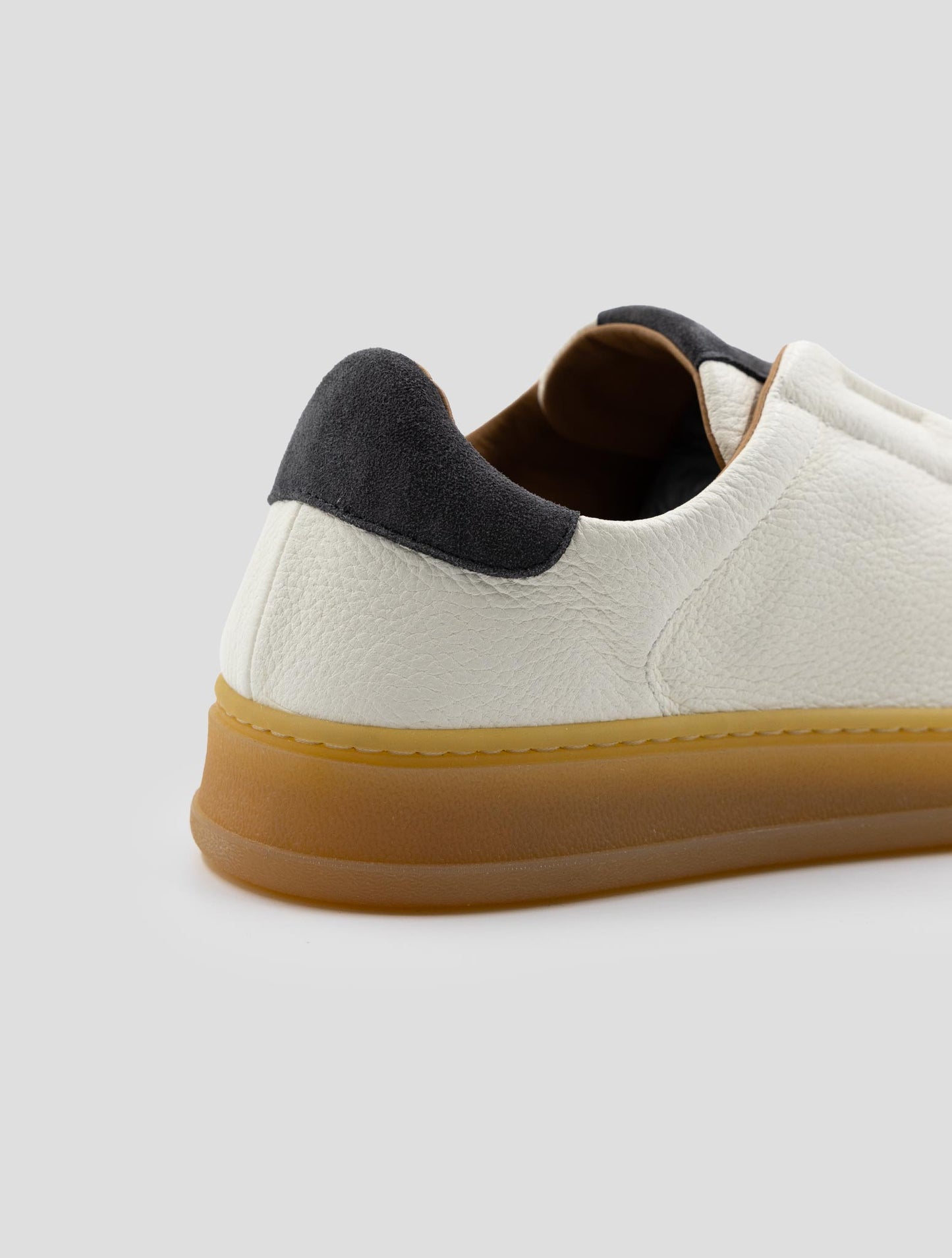 Kiton Green Leather Deer Sneakers