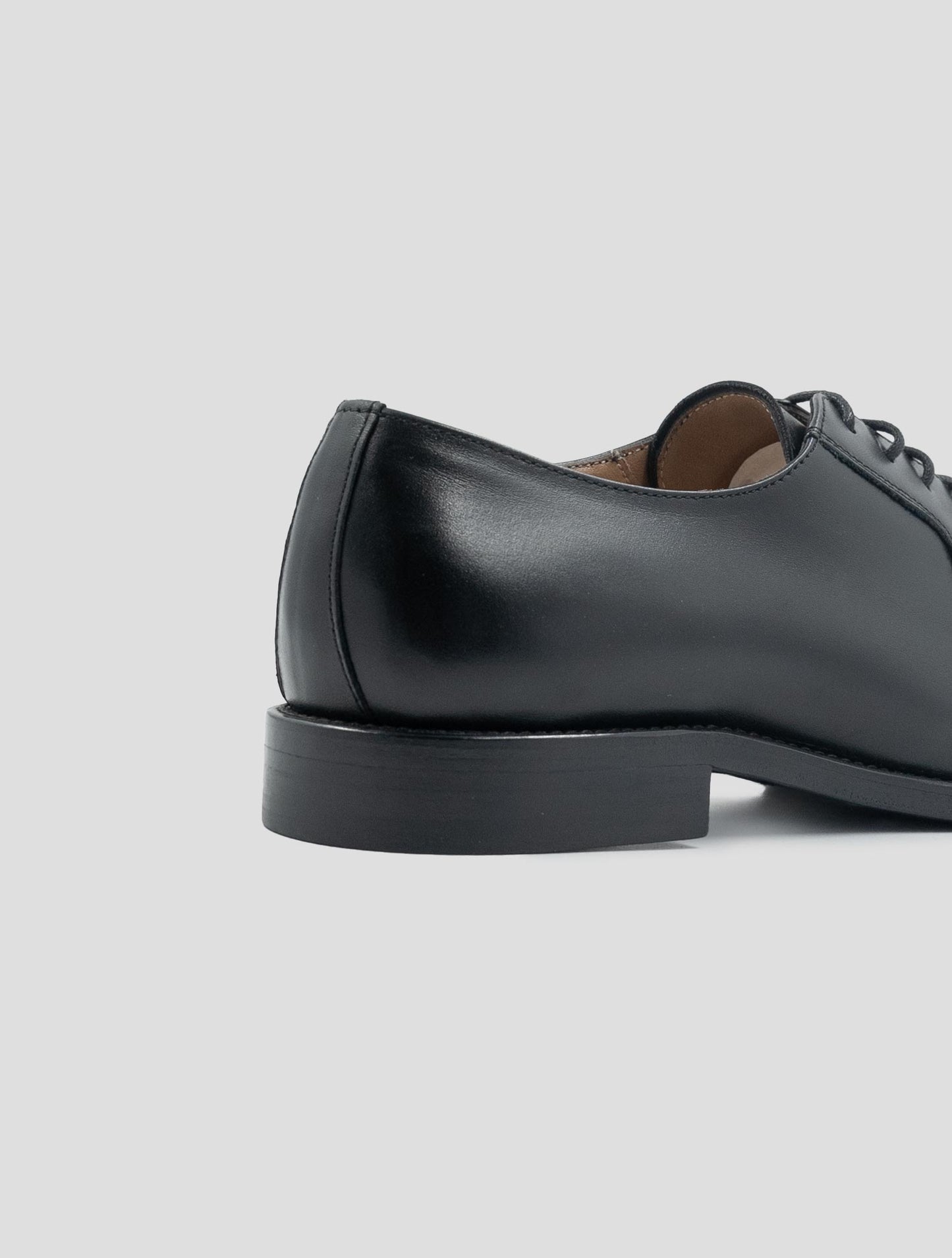 Kiton Black Leather Dress Shoes