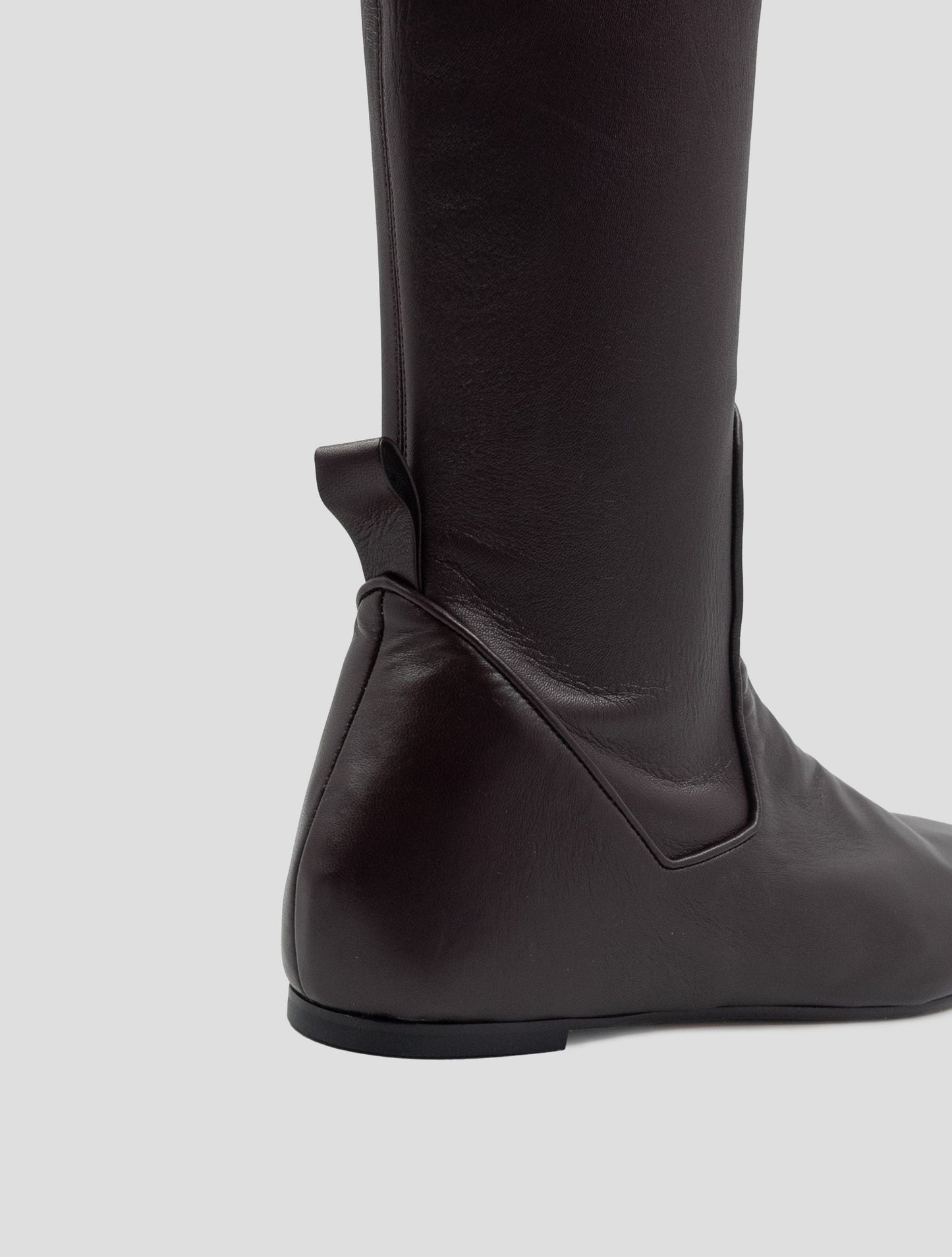 Kiton Burgundy Leather Boots