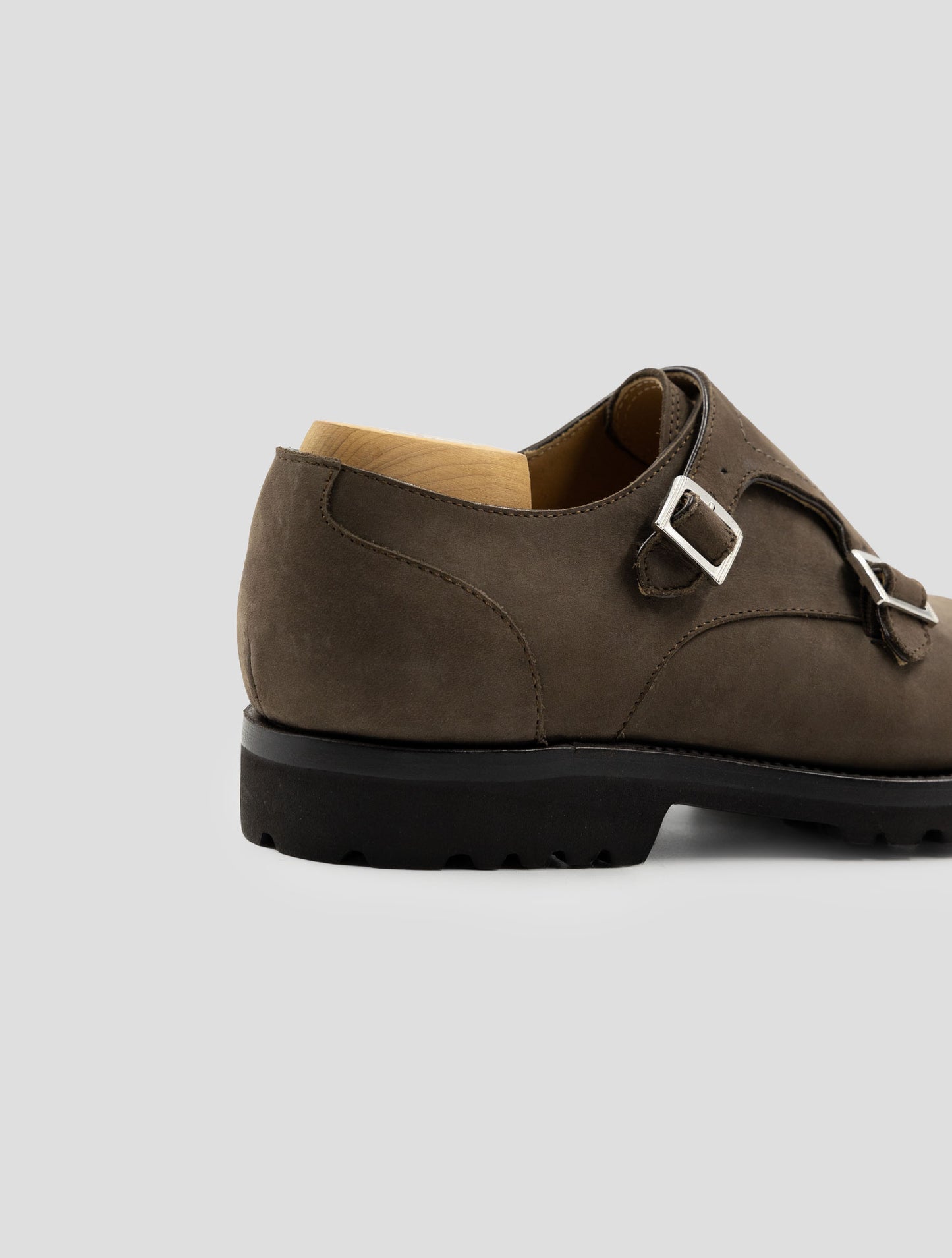 Kiton Brown Leather Suede Dress Shoes