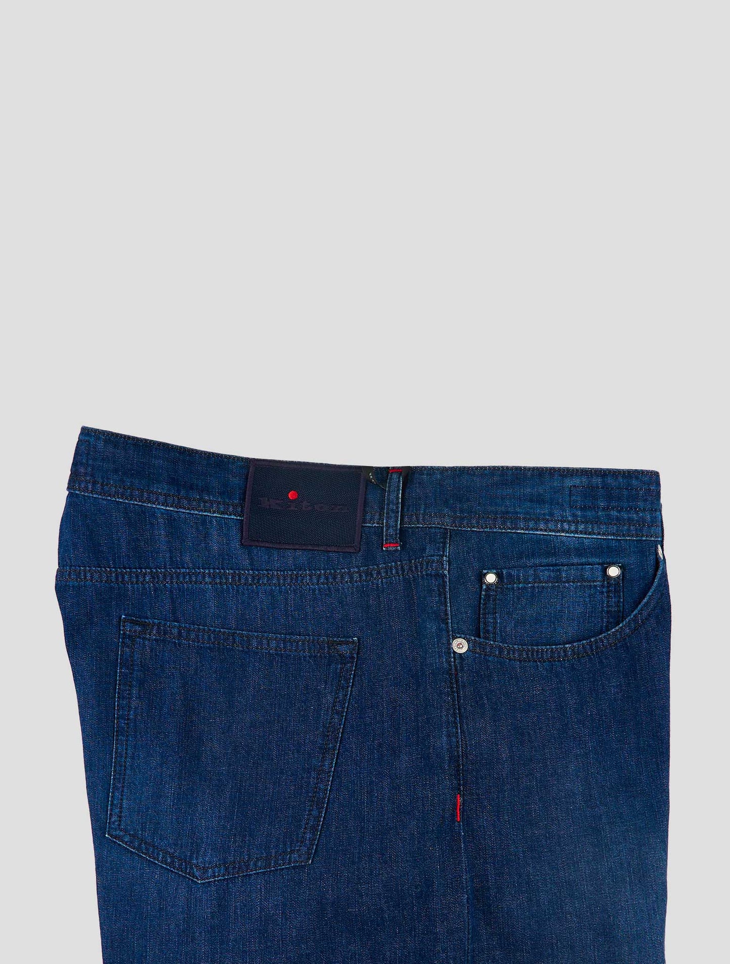 Kiton Blue Cotton Ea Jeans