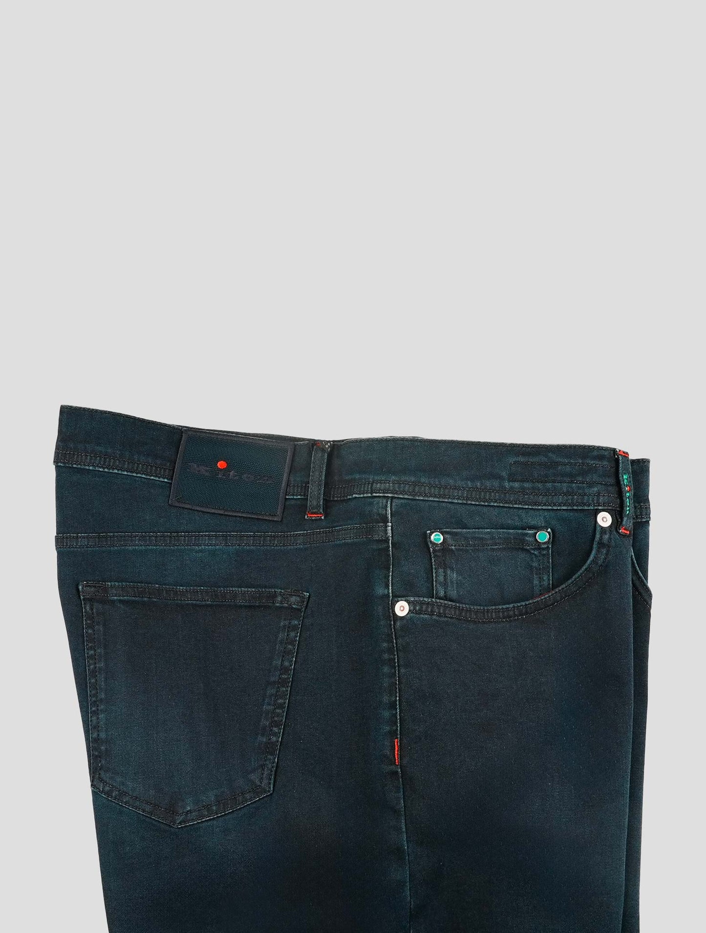Kiton Blue Cotton Ea Jeans