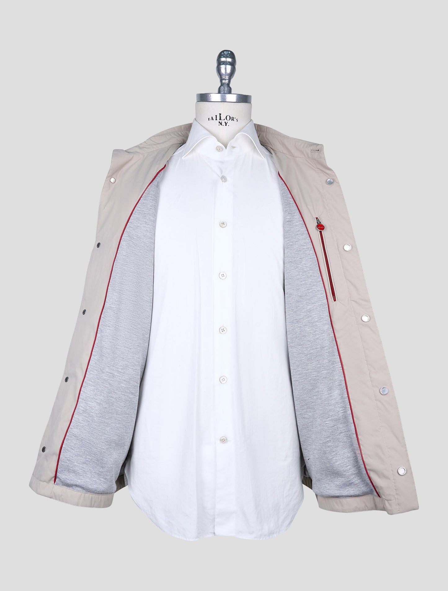 Kiton Beige Pl Coat
