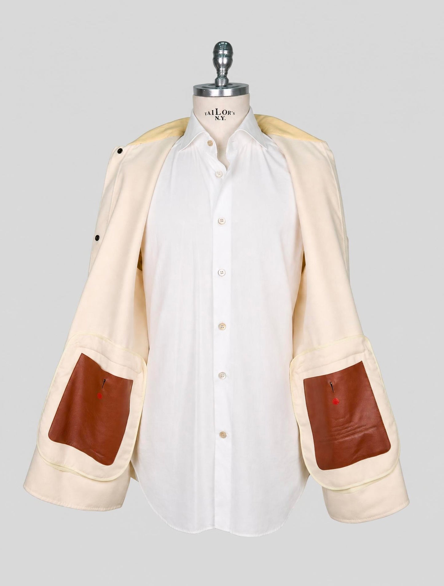 Kiton Yellow Cashmere Silk Coat