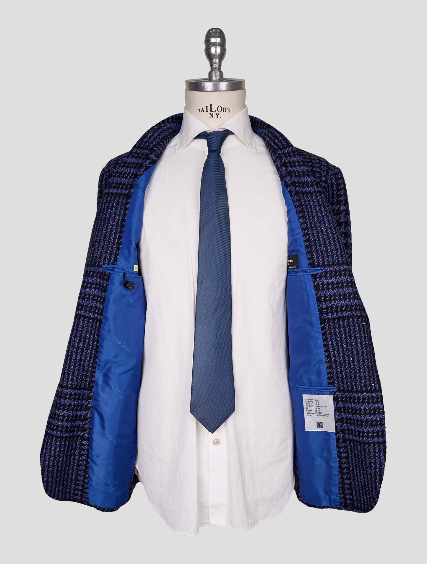 Kiton Blue Cashmere Blazer