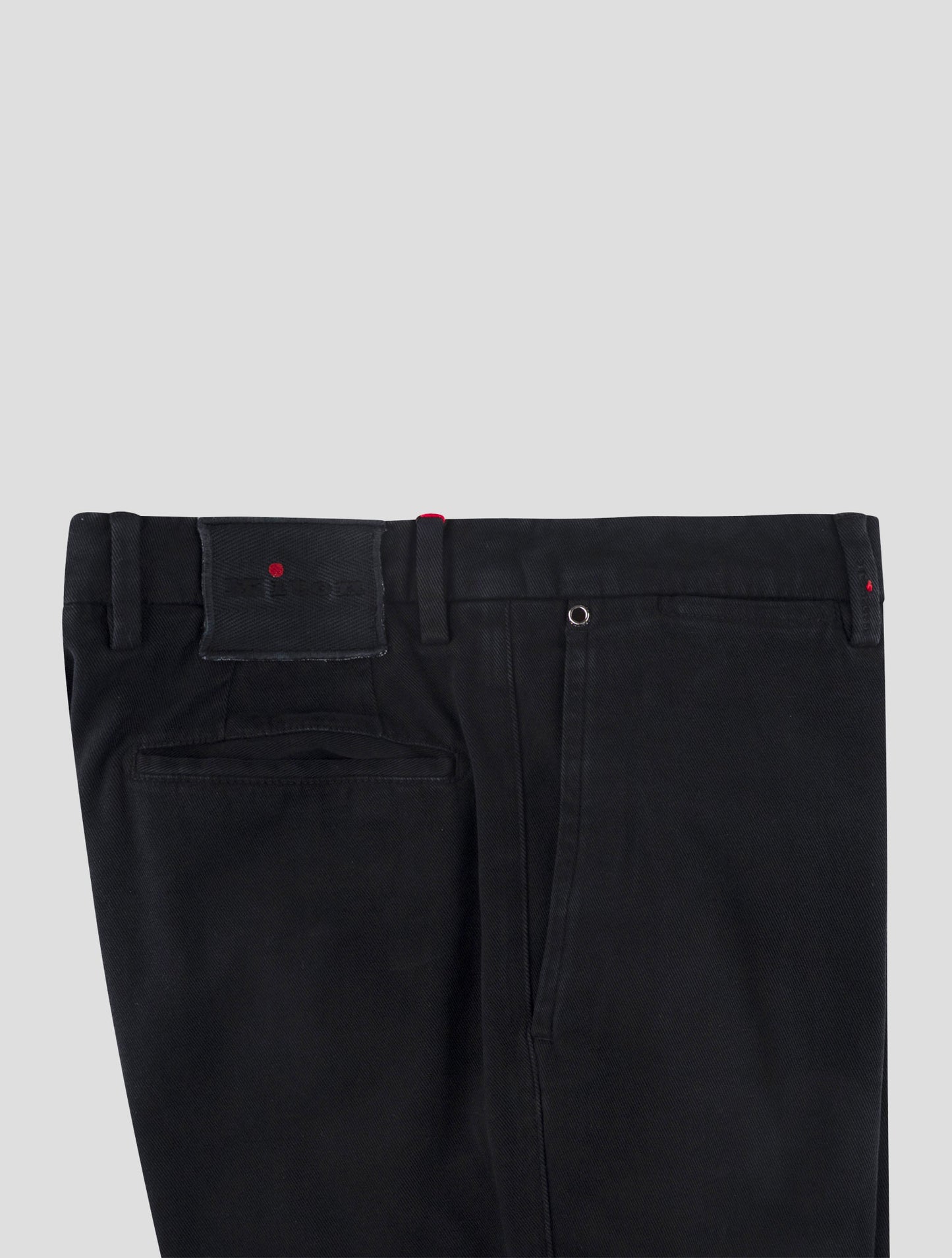 Kiton Black Cotton Ea Pants