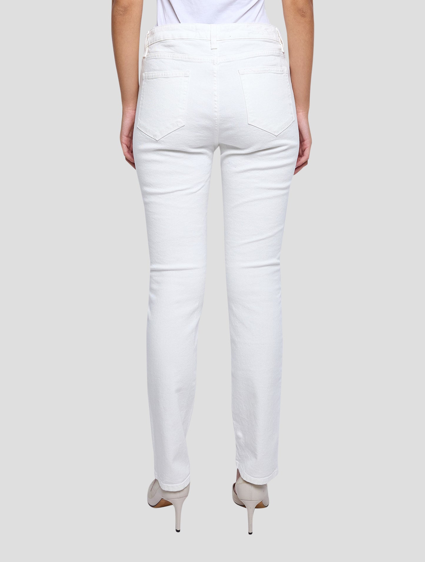 Kiton White Cotton Ea Jeans Women
