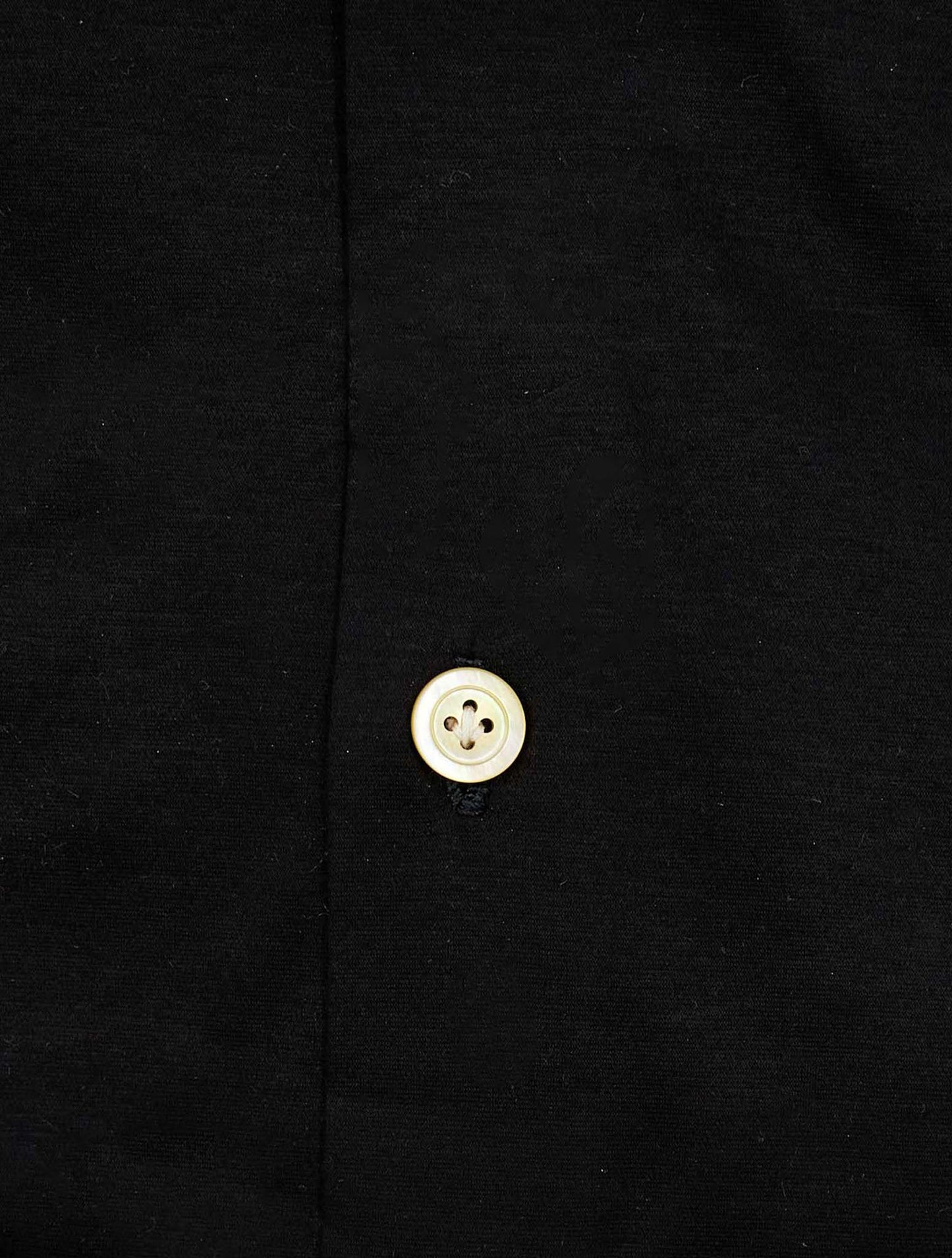 Kiton Black Cotton Shirt