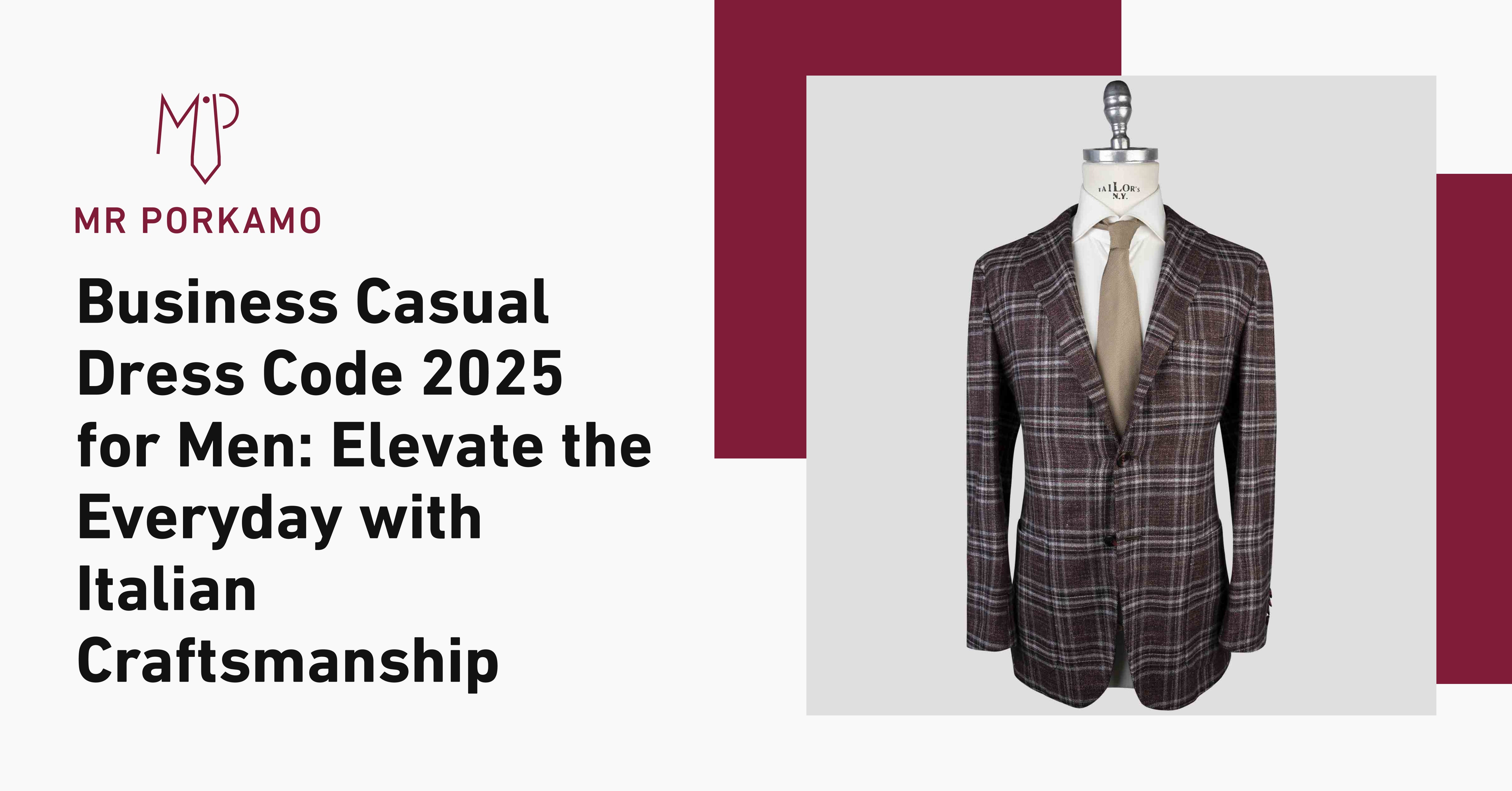 Business Casual Dress Code 2025 for Men: Elevate the Everyday with Ita ...