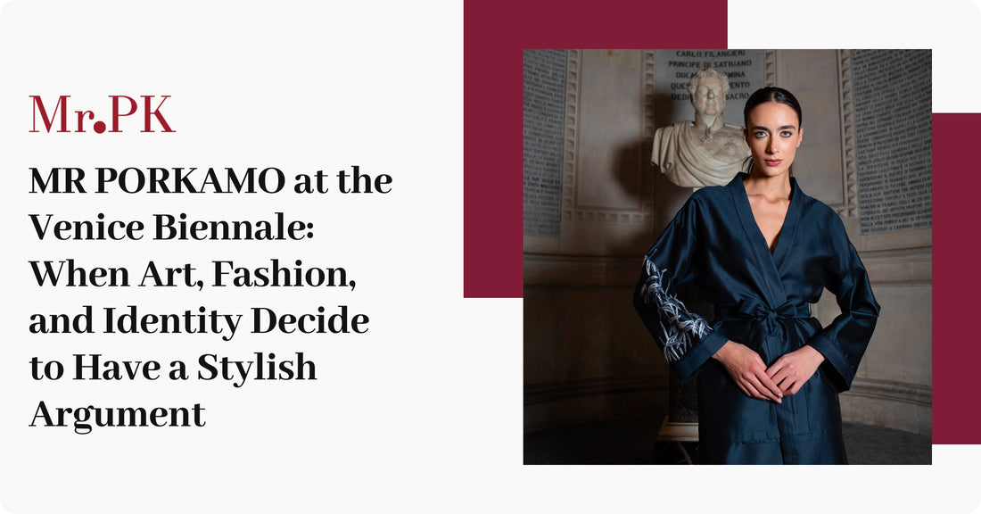 MR PORKAMO at the Venice Biennale: When Art, Fashion, and Identity Decide to Have a Stylish Argument
