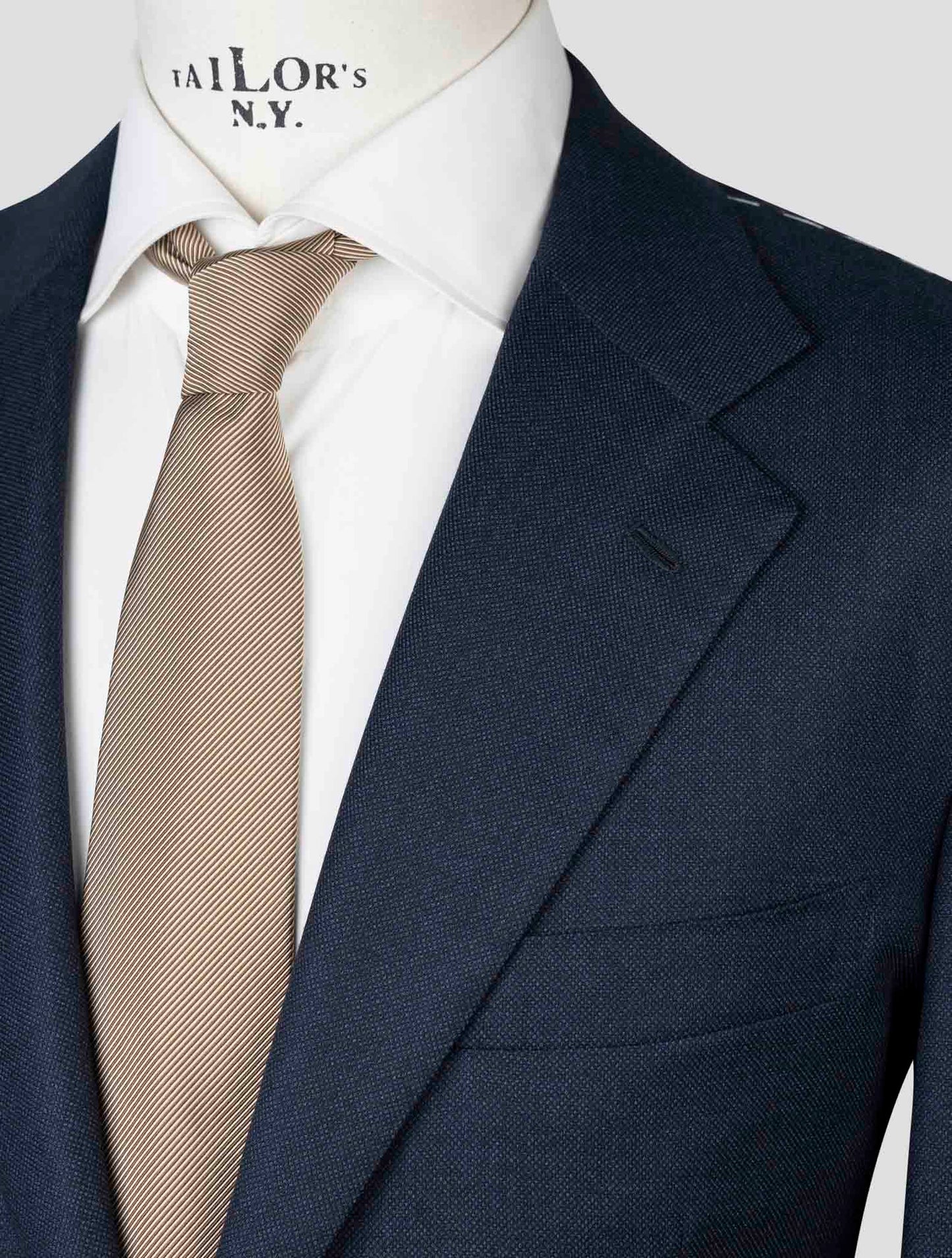 Kiton Blue Virgin Wool  Suit