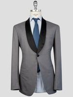 Kiton Gray Cashmere Silk Blazer