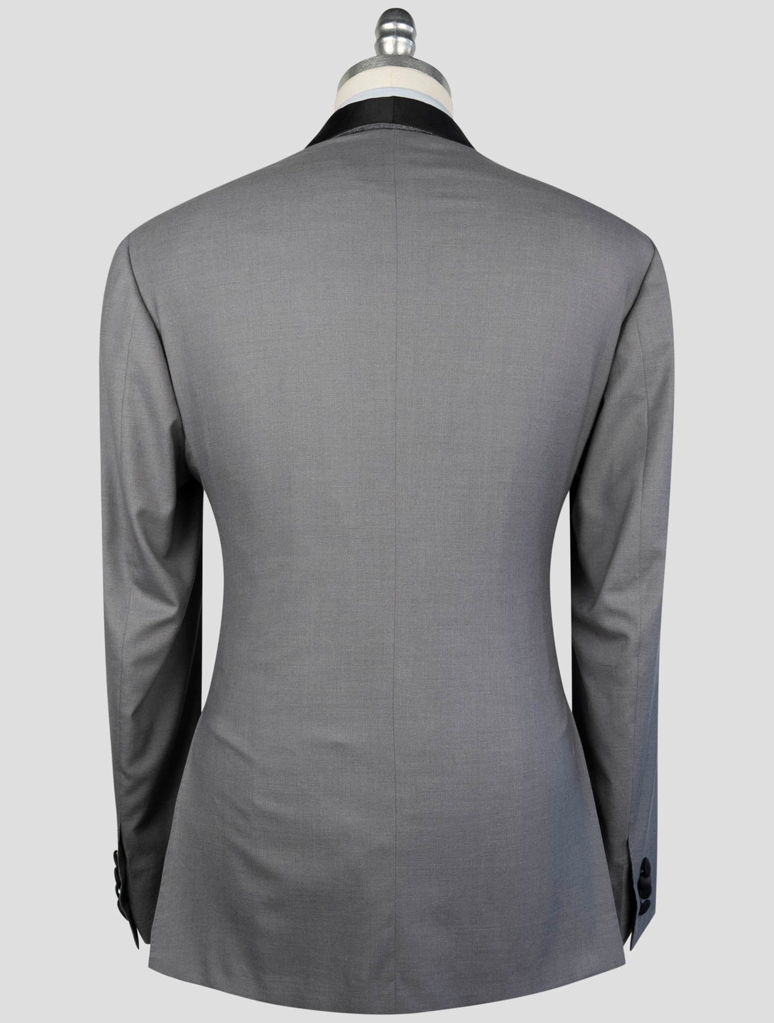 Kiton Gray Cashmere Silk Blazer