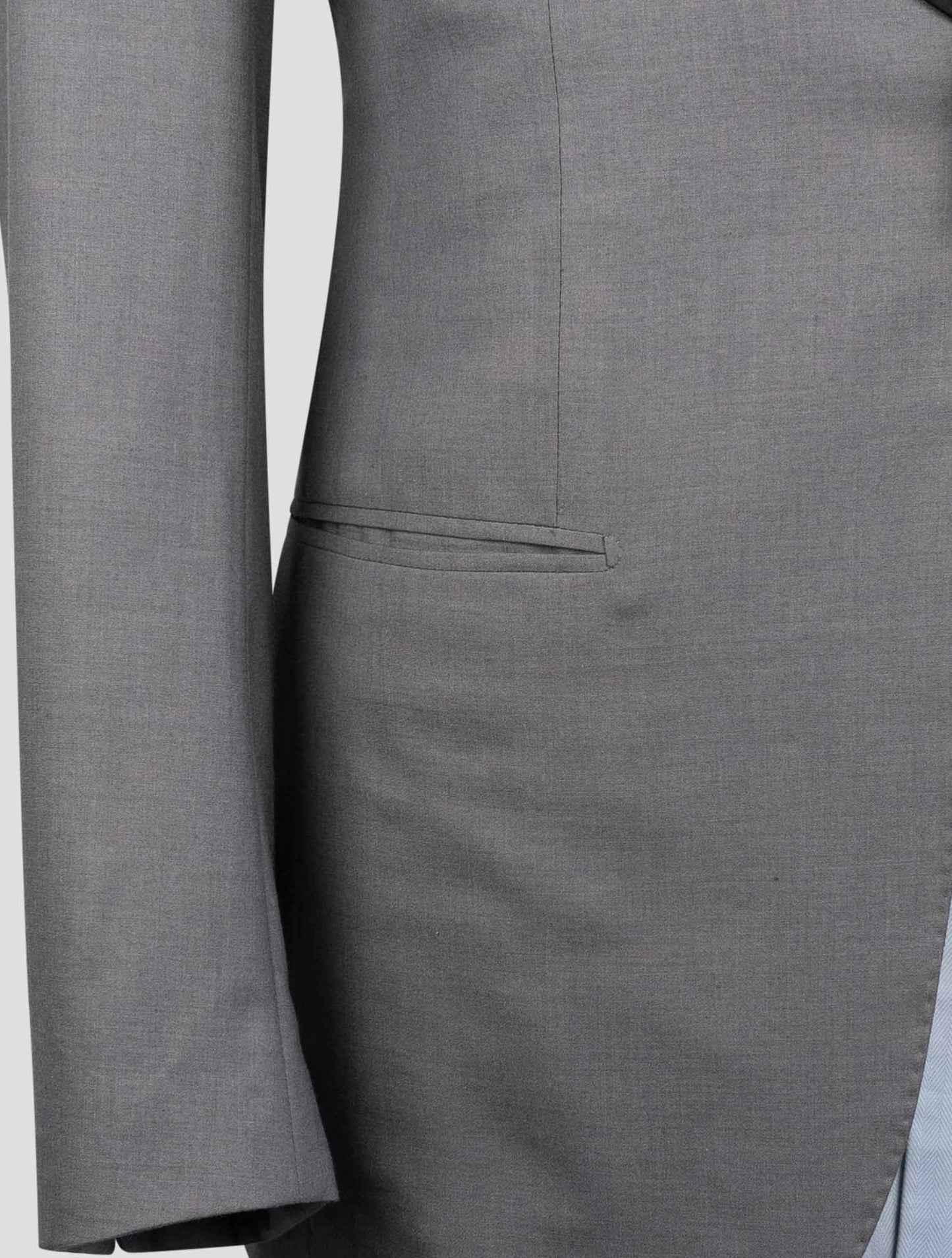 Kiton Gray Cashmere Silk Blazer