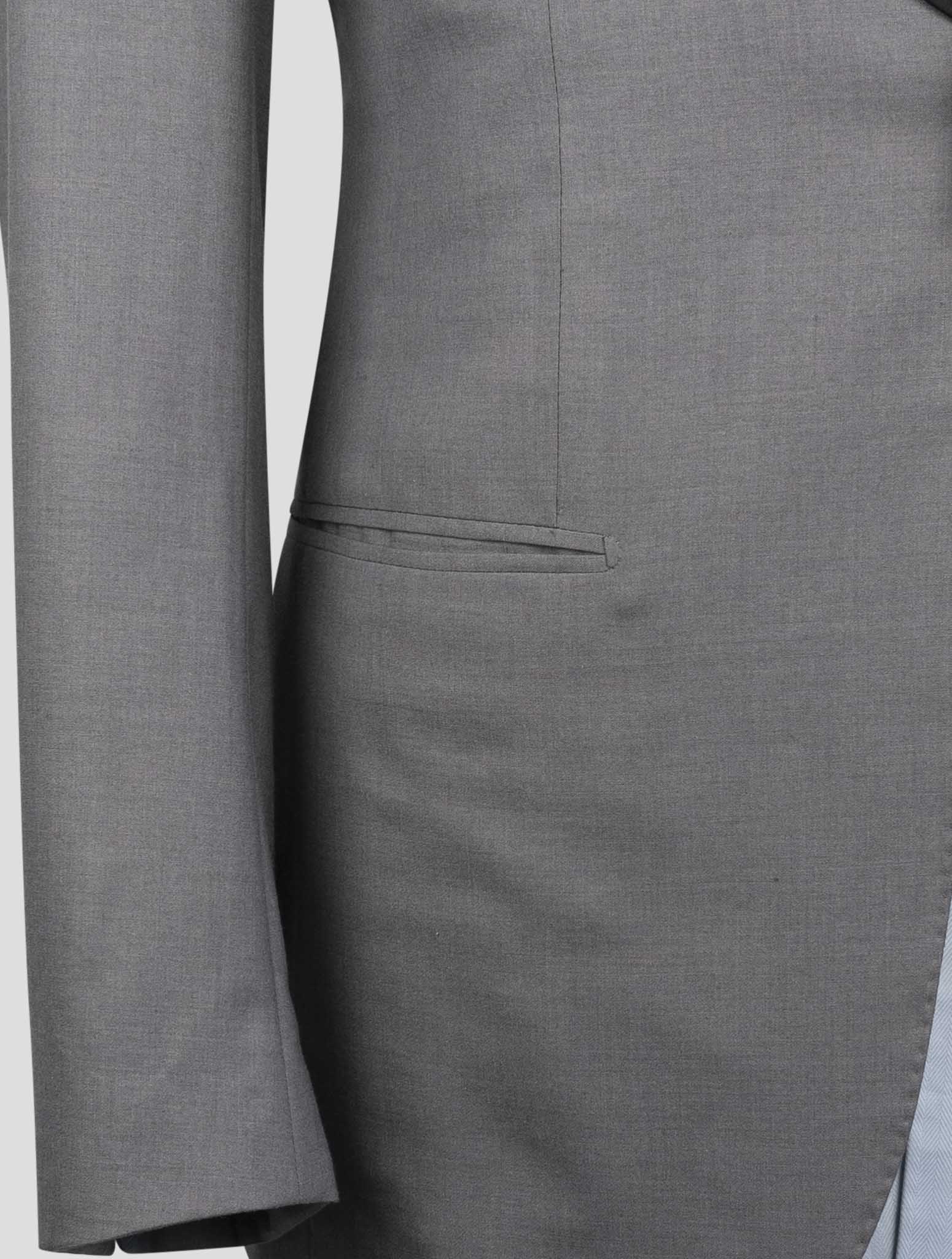 Kiton Gray Cashmere Silk Blazer