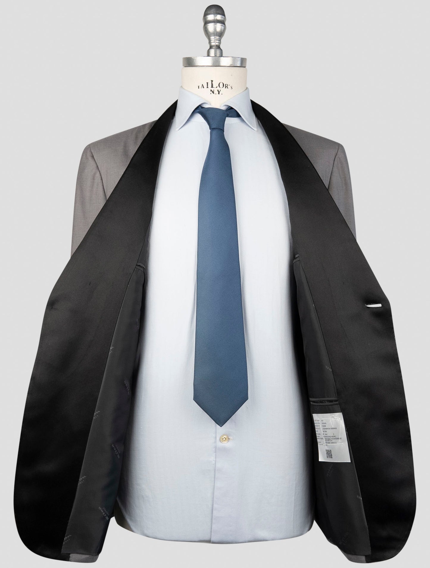 Kiton Gray Cashmere Silk Blazer