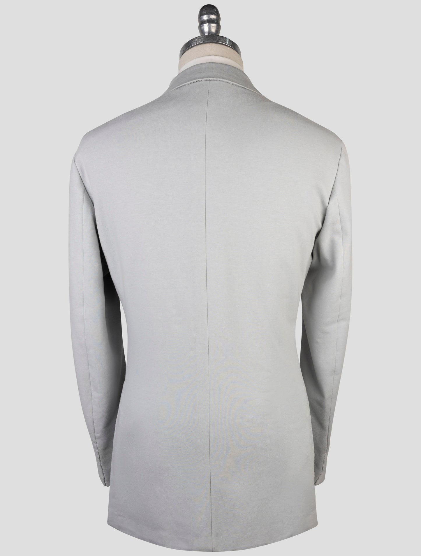 Kiton Light Gray Cotton Ea Blazer