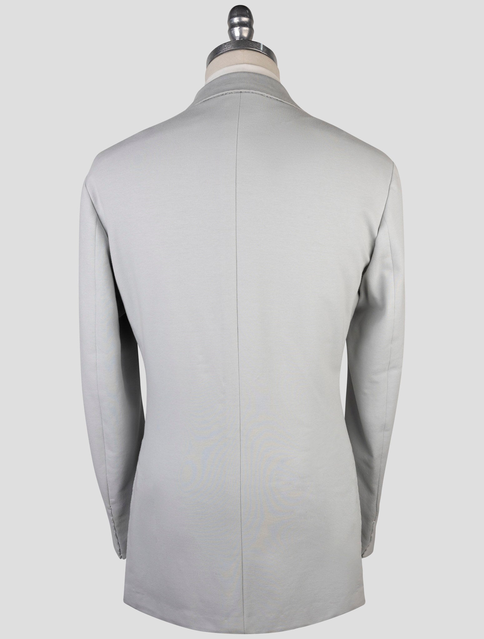 Kiton Light Gray Cotton Ea Blazer