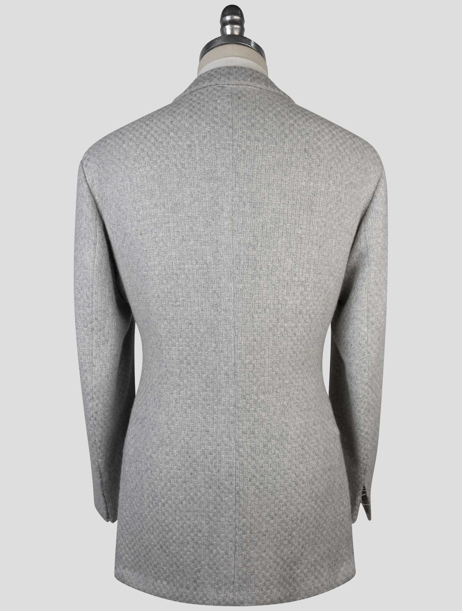 Kiton Gray Cashmere Blazer