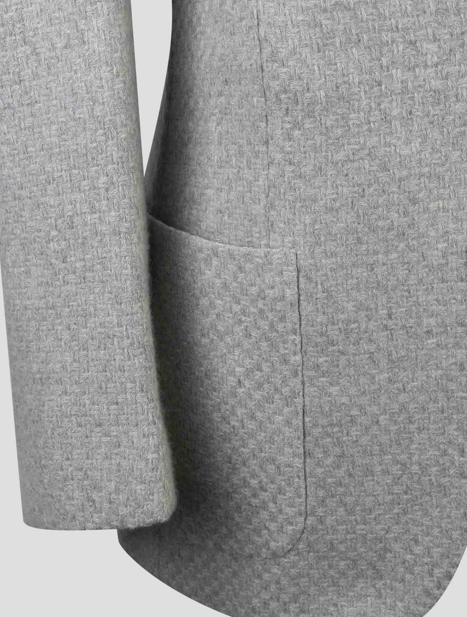 Kiton Gray Cashmere Blazer