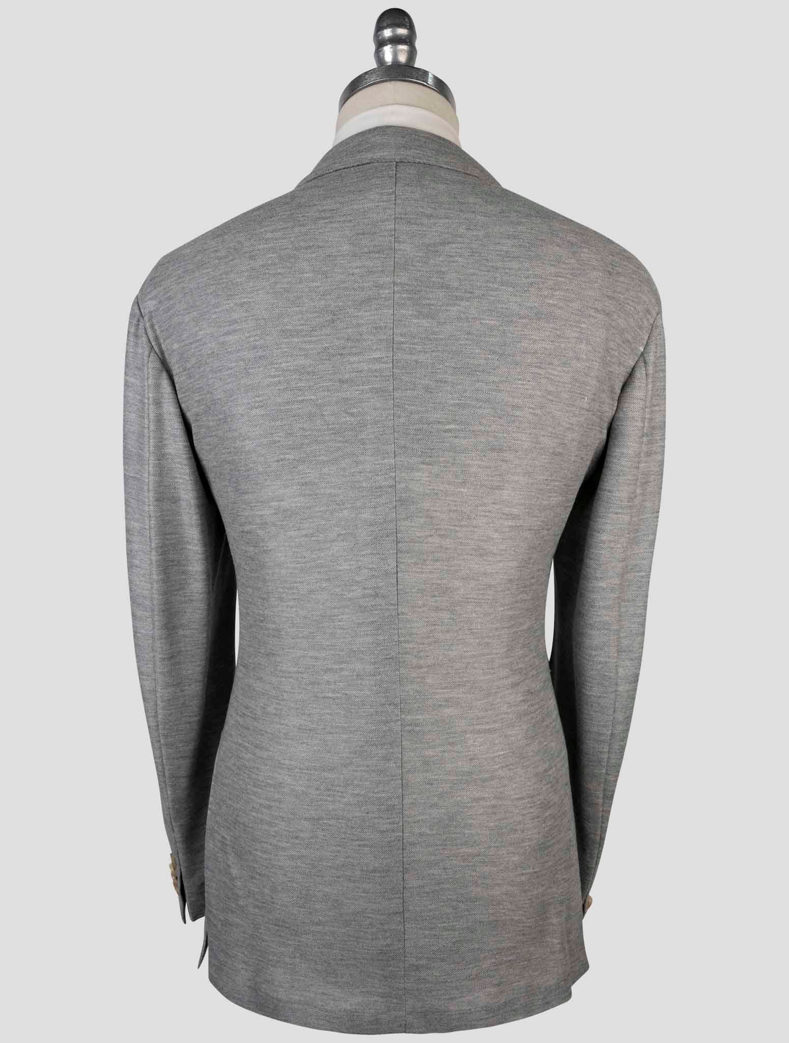 Kiton Gray Cashmere Blazer