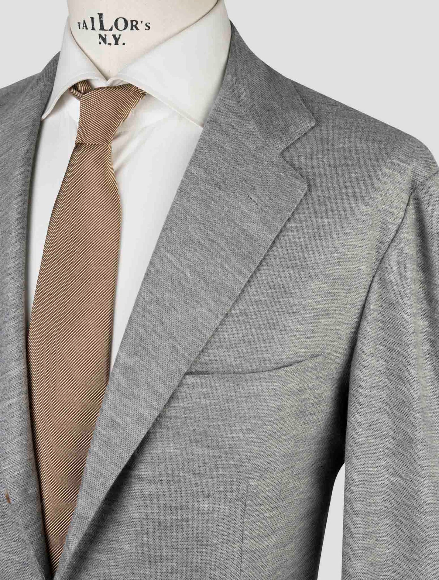 Kiton Gray Cashmere Blazer