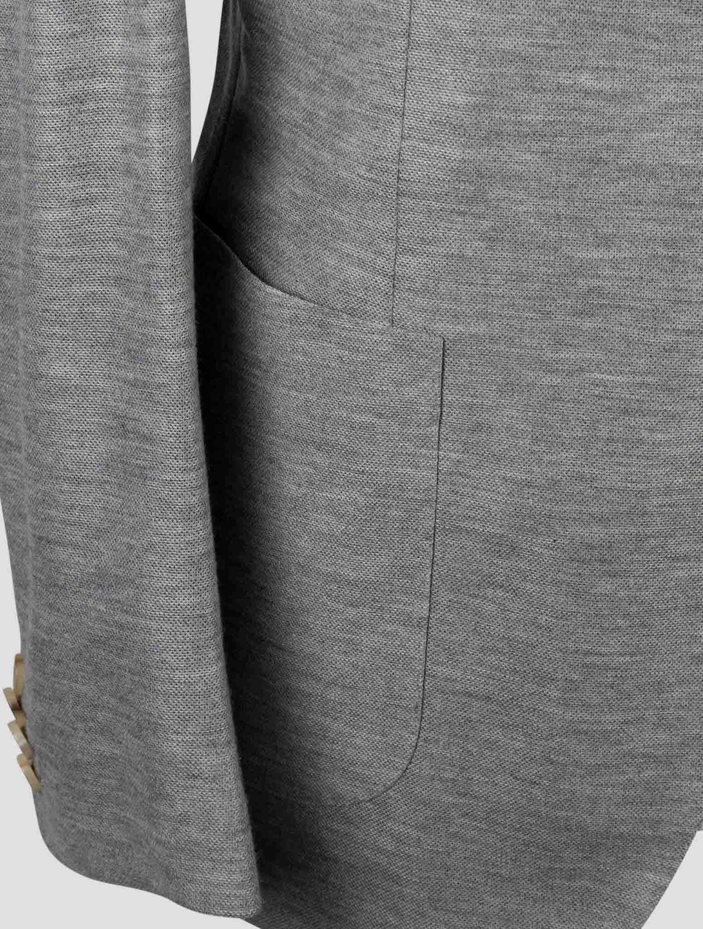 Kiton Gray Cashmere Blazer