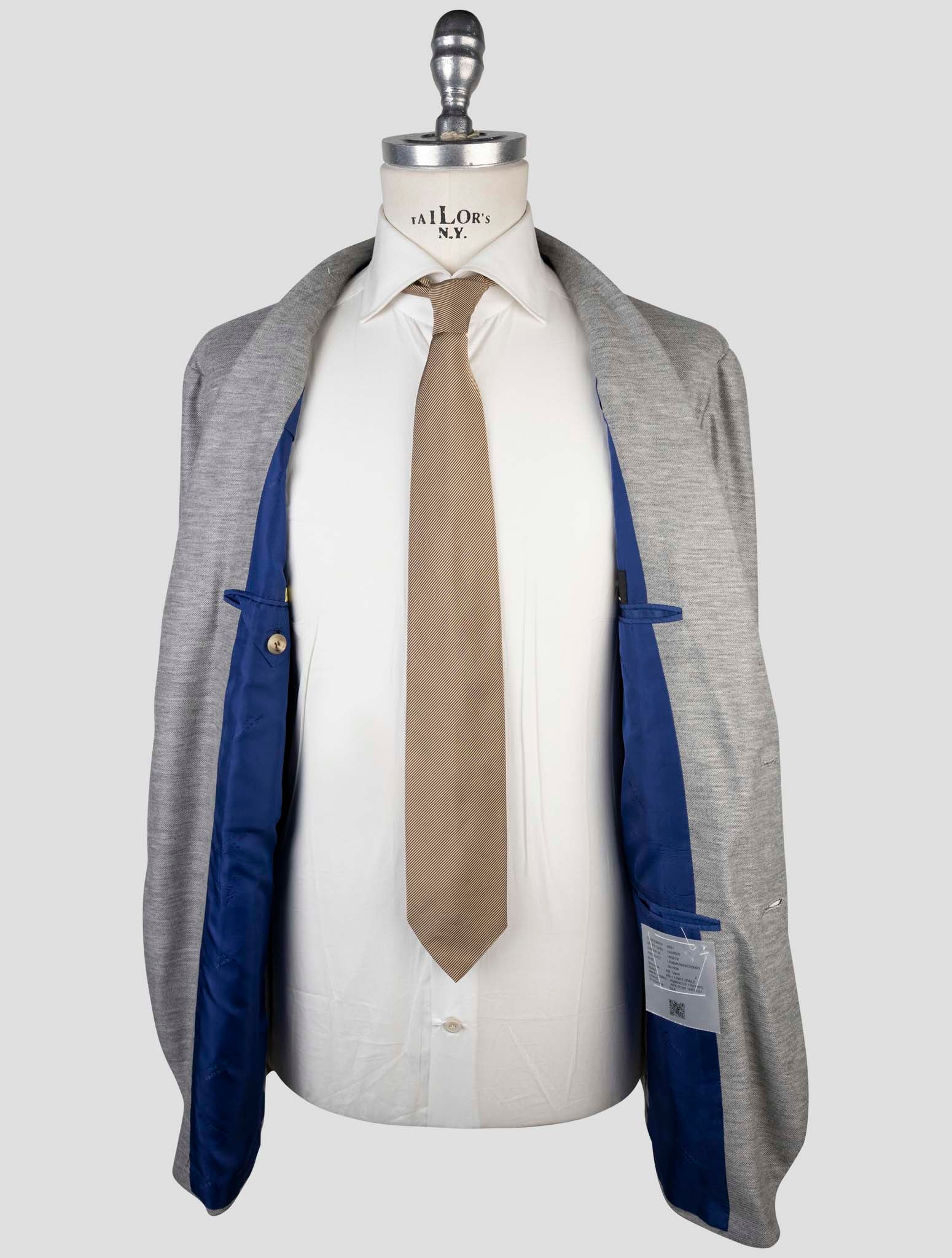 Kiton Gray Cashmere Blazer