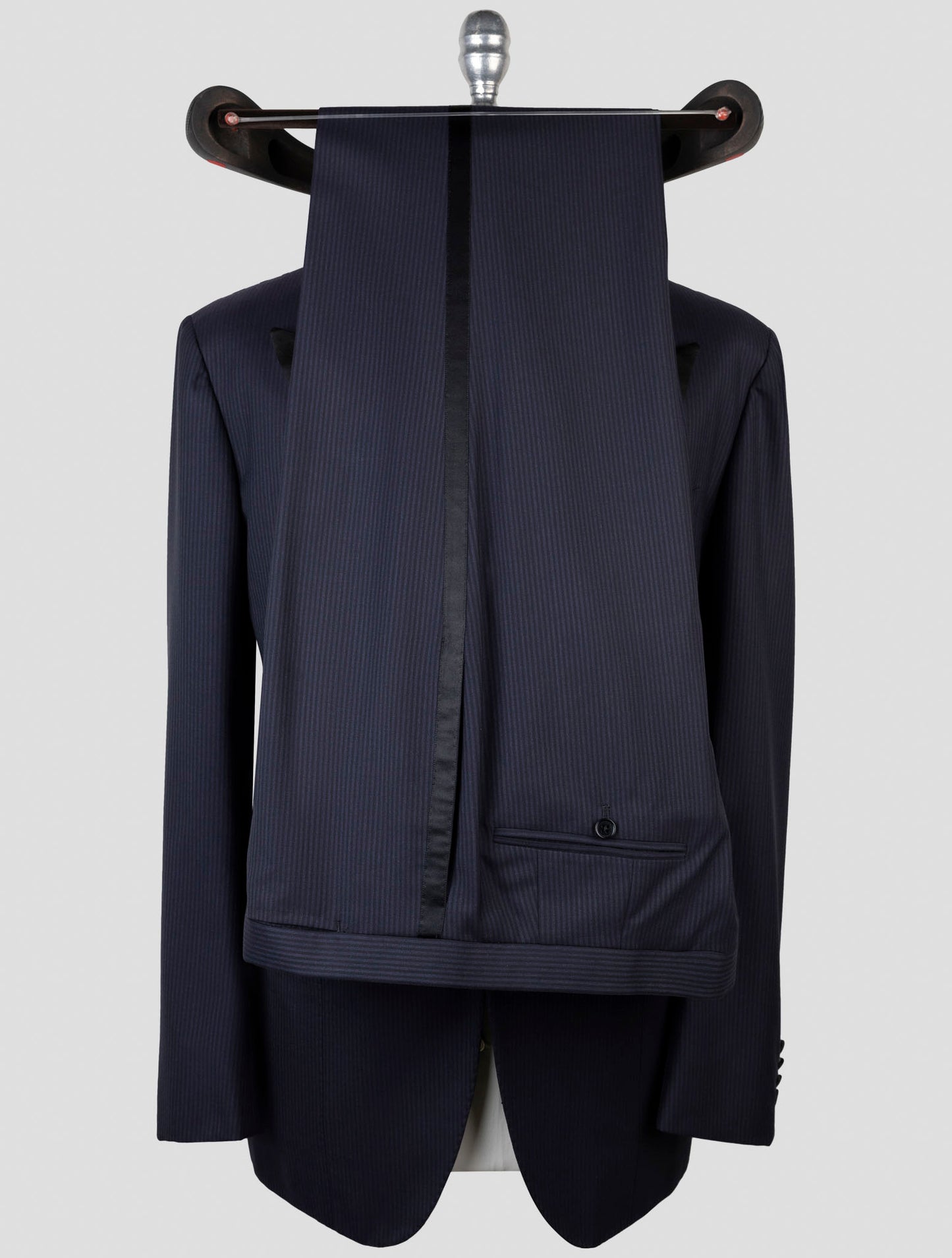 Kiton Blue Wool 14 Micron Suit Smoking