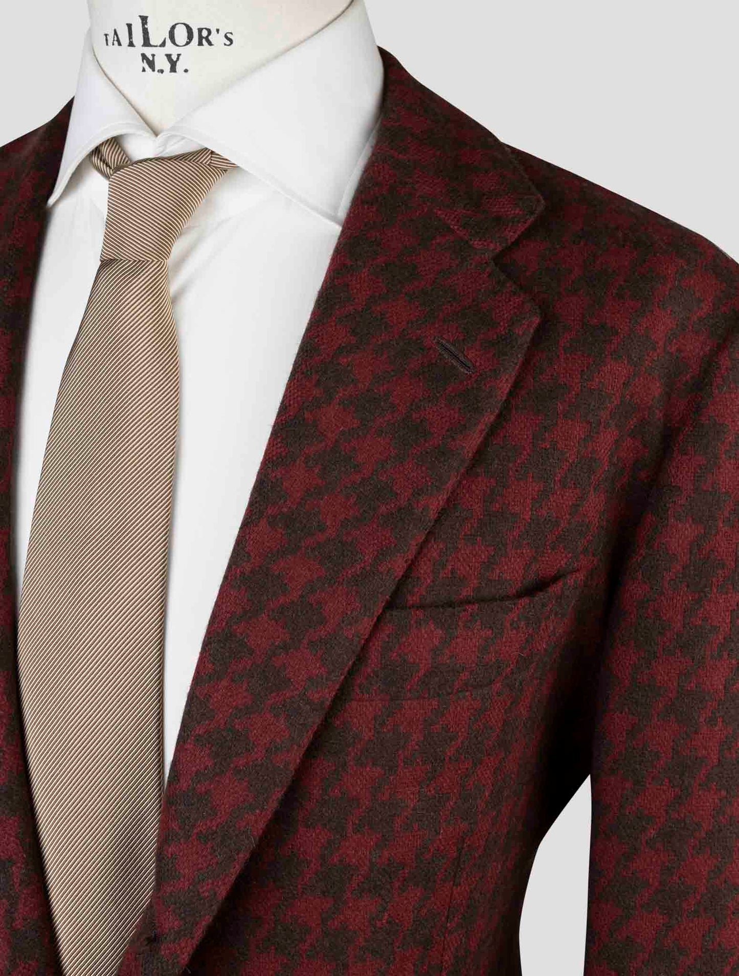 Kiton Brown Red Cashmere Blazer