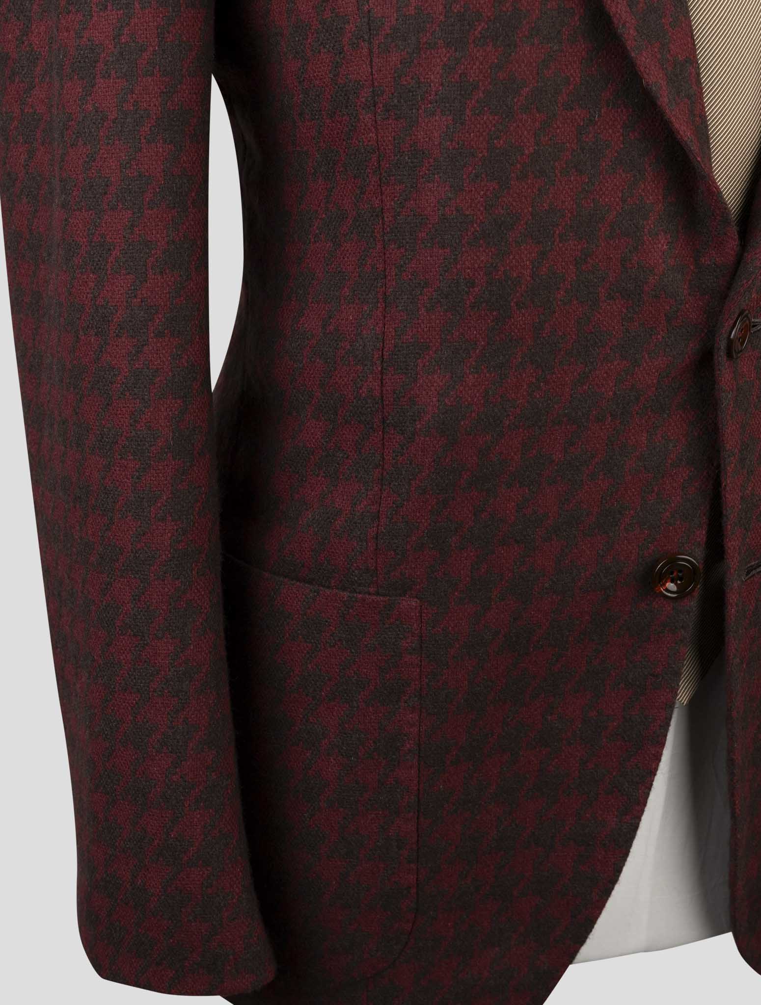 Kiton Brown Red Cashmere Blazer