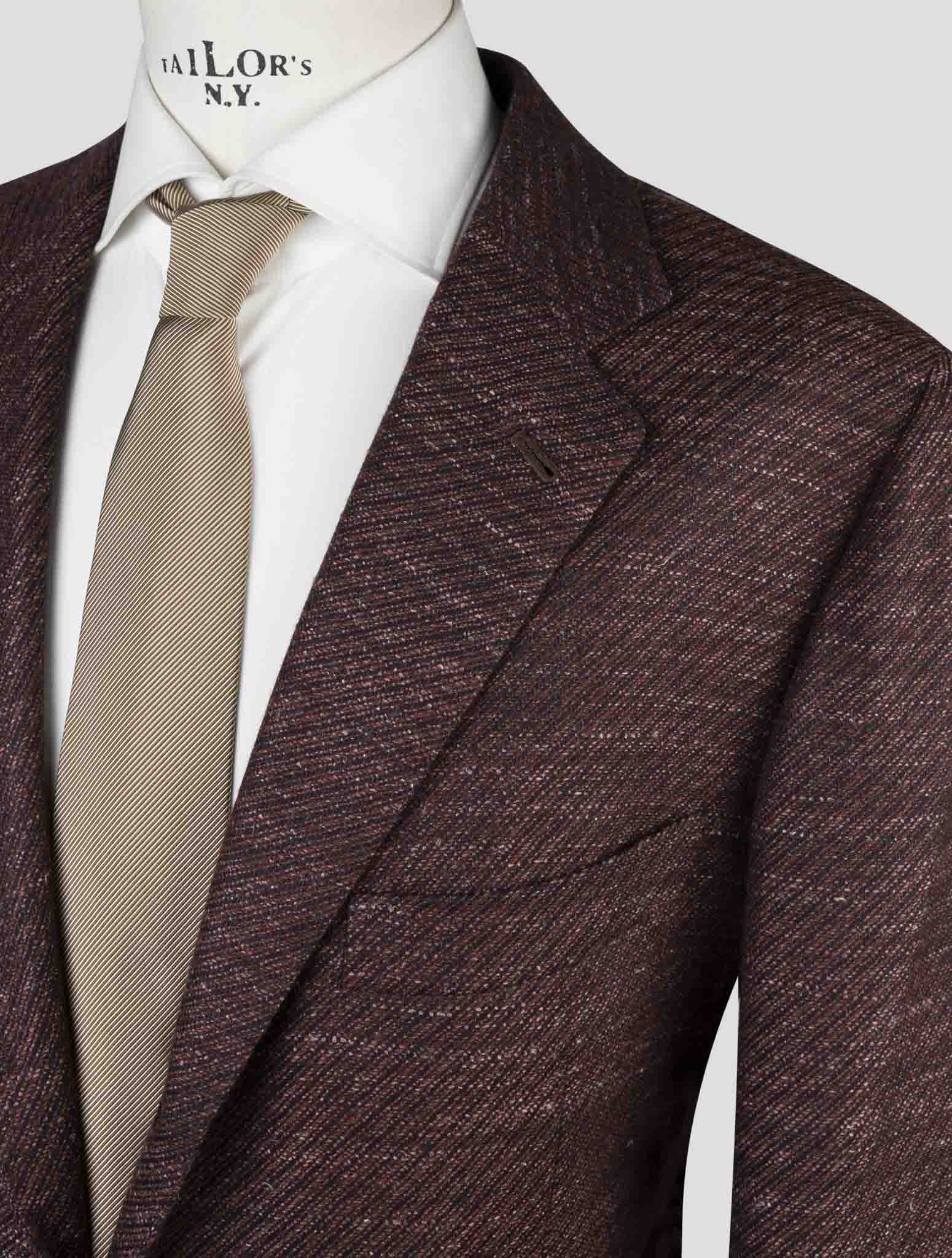 Kiton Multicolor Cashmere Virgin Wool Silk Linen Blazer