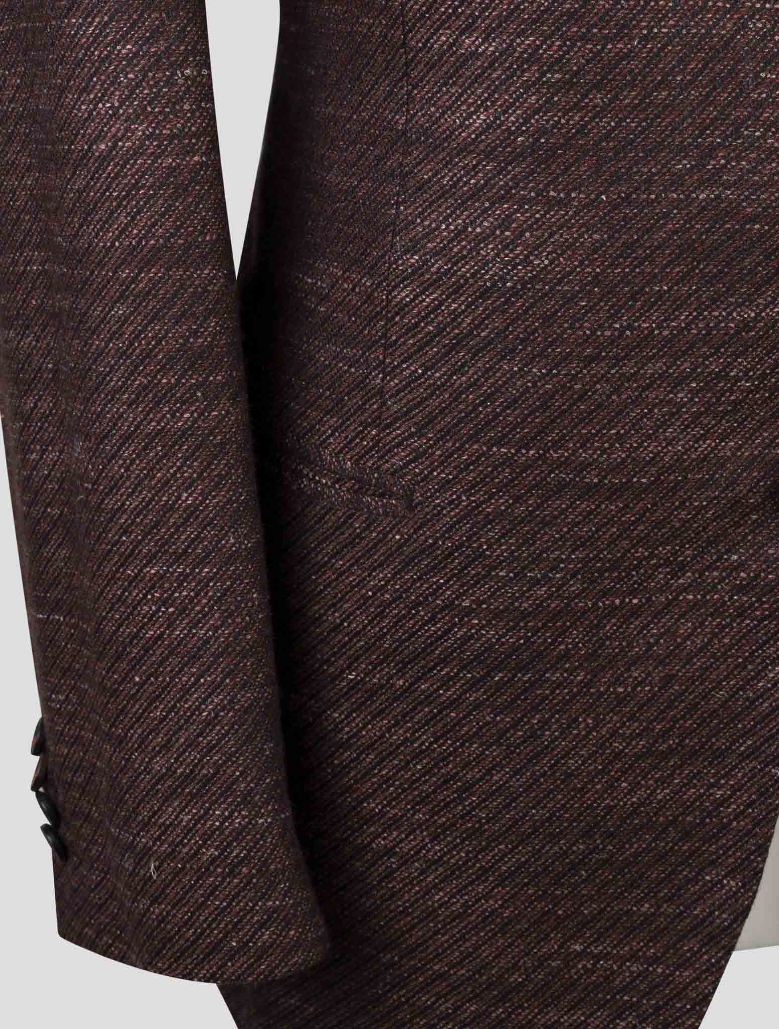 Kiton Multicolor Cashmere Virgin Wool Silk Linen Blazer